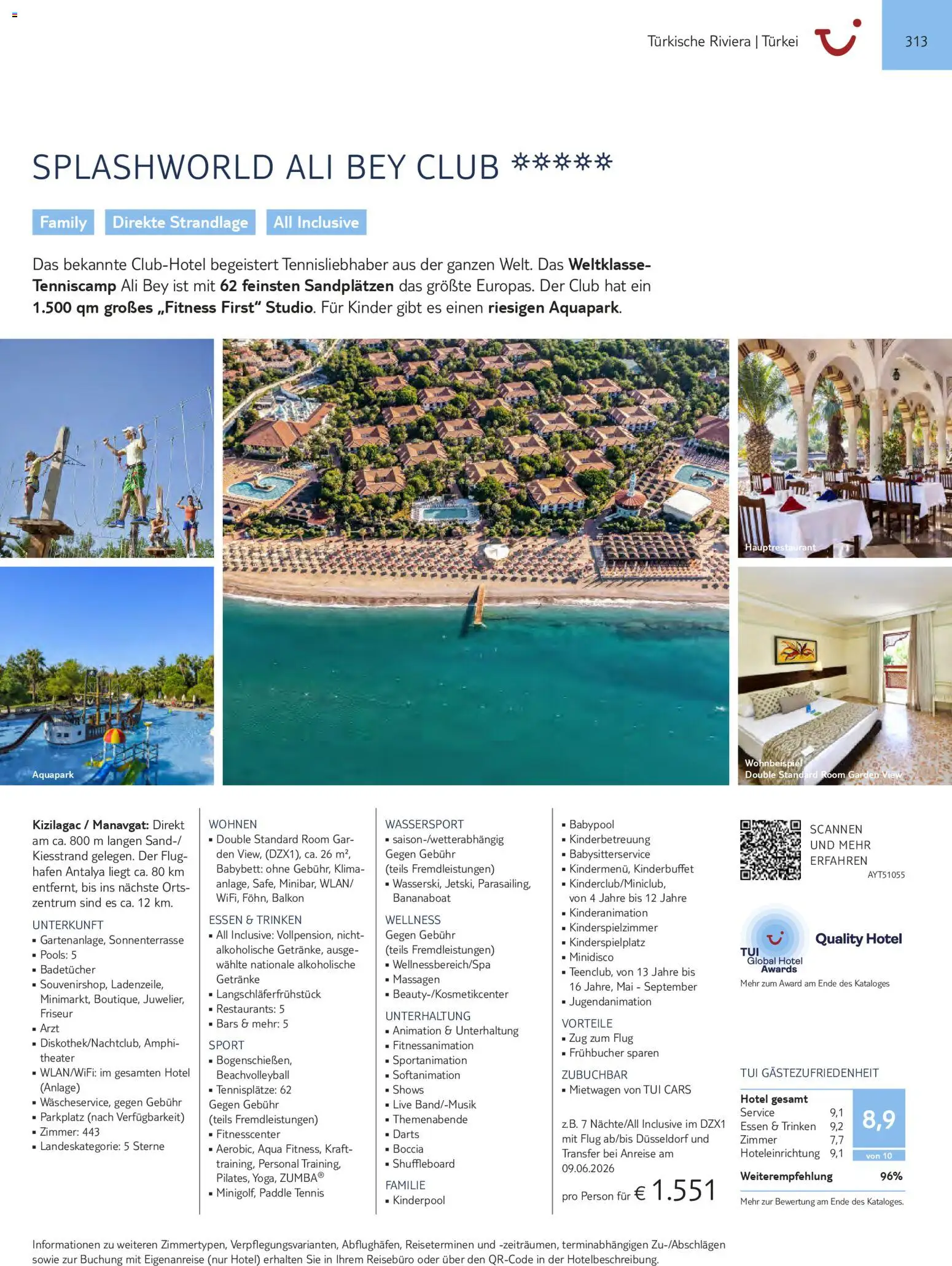 TUI Prospekt Südeuropa & Nordafrika 2026/27 – gültig ab 03.03.2026 | Seite: 313 | Produkte: Babybett