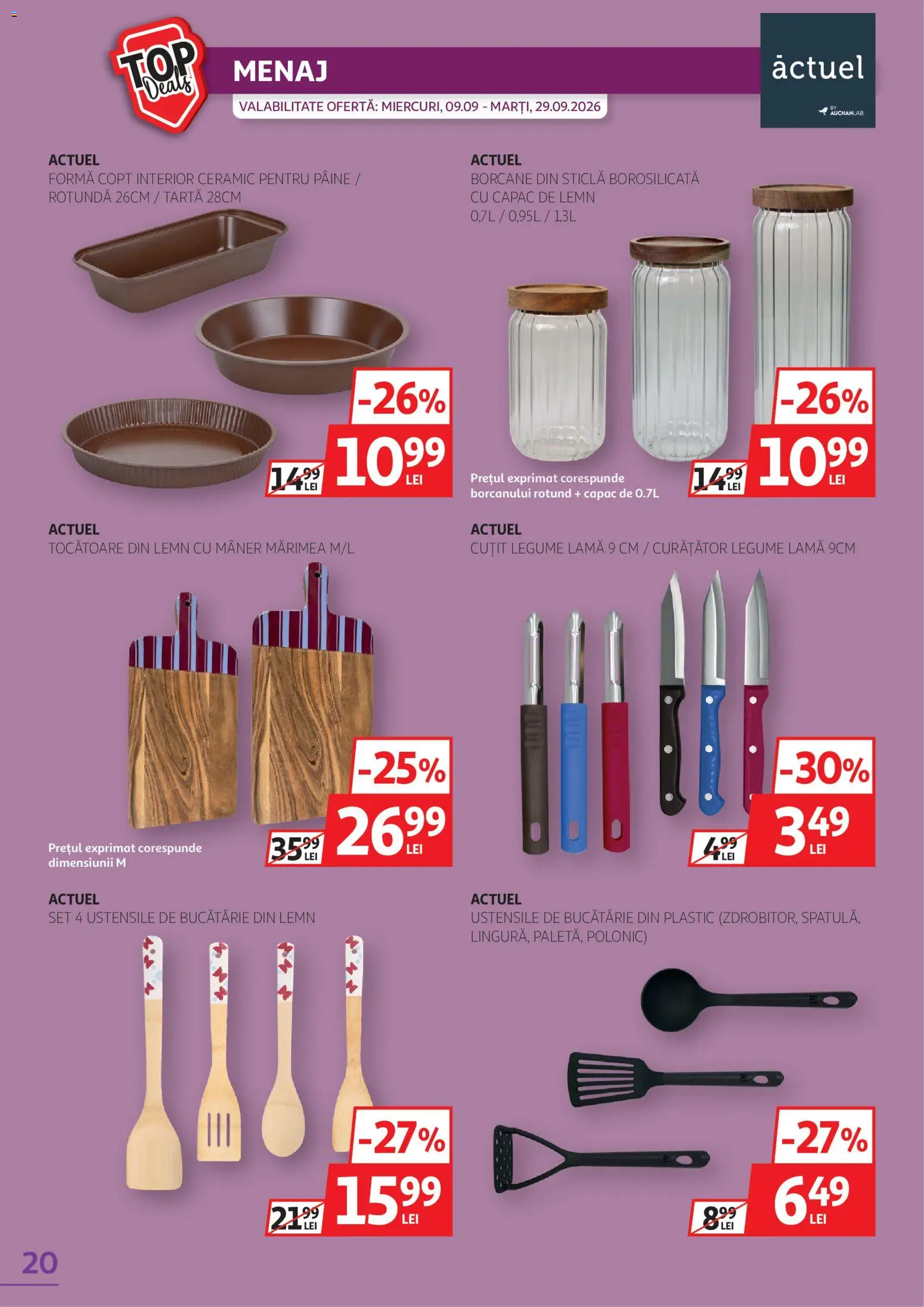 Noul catalog Auchan – valabil de la 09.09.2026 | Pagină: 20