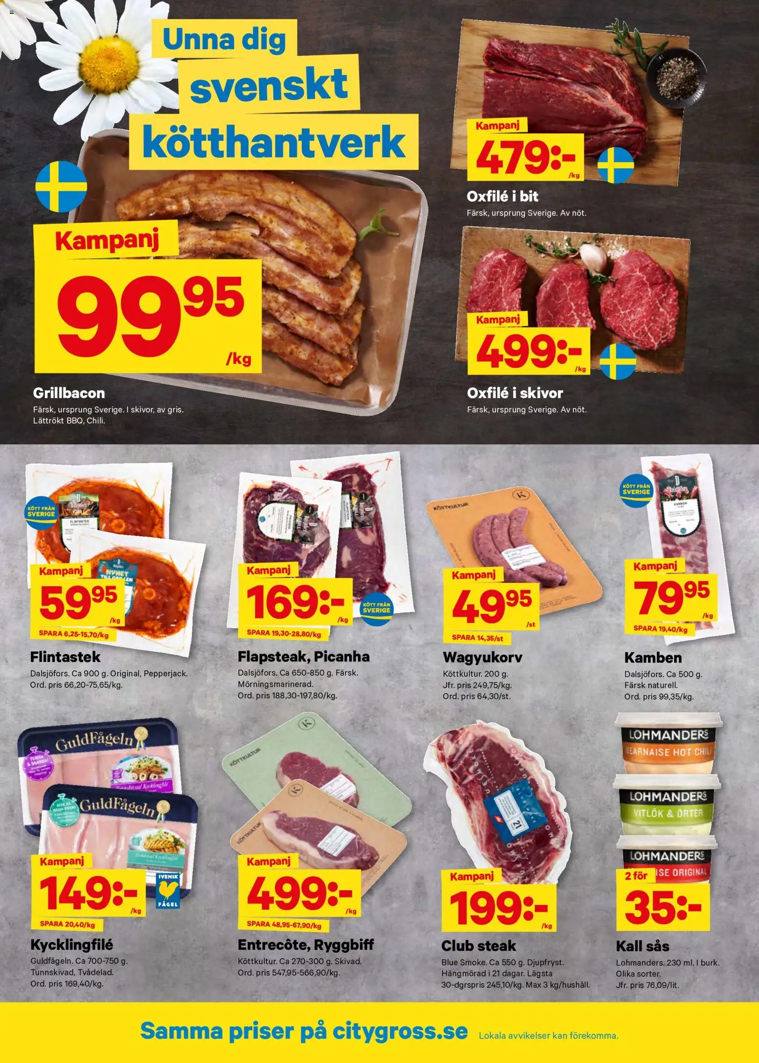 City Gross reklamblad aktuell från 15.06.2026 | Sida: 2 | Produkter: Kycklingfile, Chili, Vitlök, Oxfilé