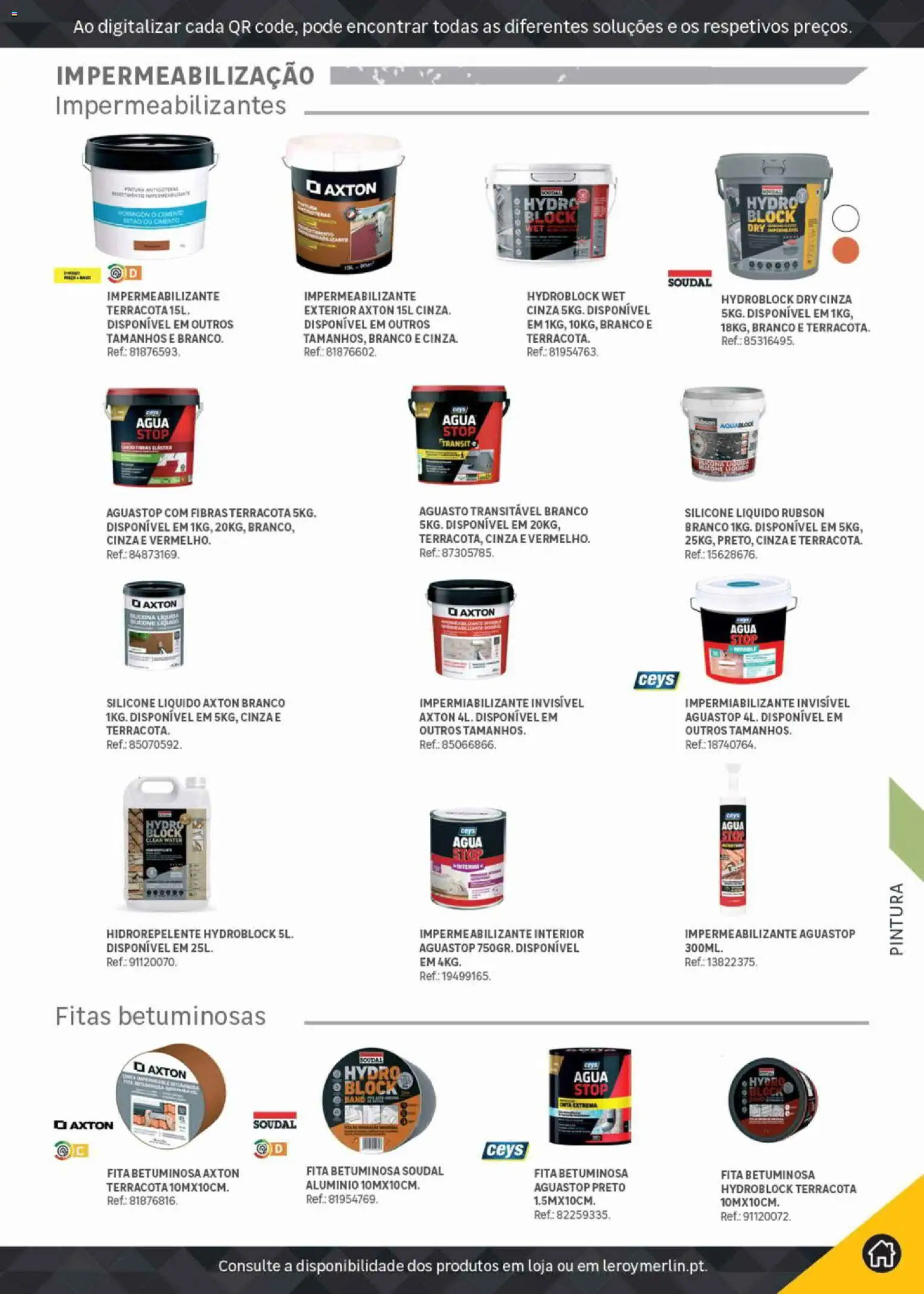 Leroy Merlin Catálogo Pro │ válido de 09.06.2026 | Página: 269 | Produtos: Agua, Cimento