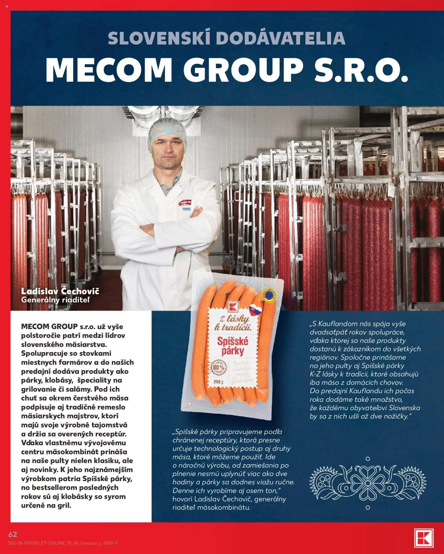 Nové Kaufland akcie – leták je platný od 09.07.2026 | Strana: 62 | Produkty: Hodiny, Párky