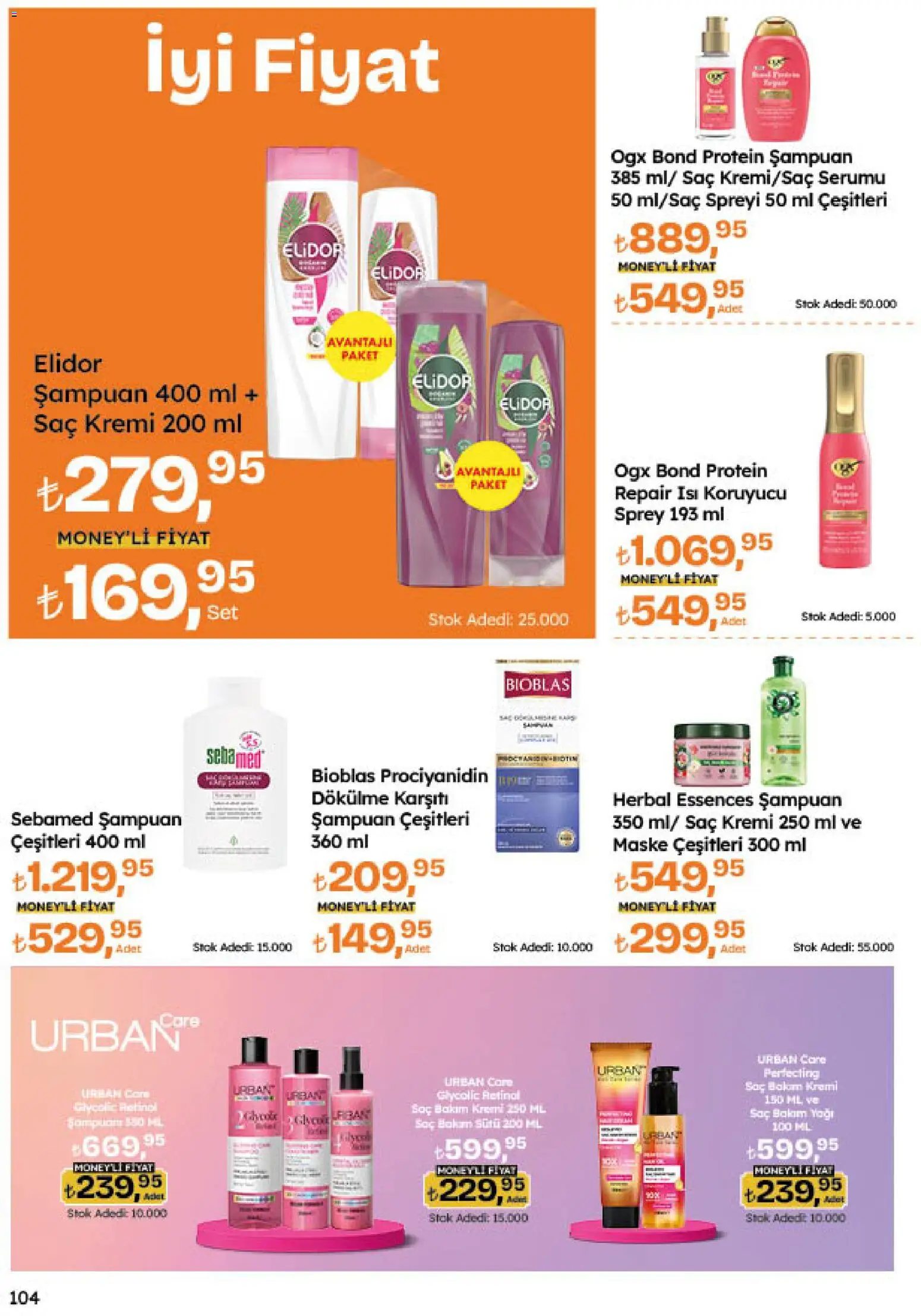 Migros Katalog - 5M Migroskop Dijital - 20 Ağustos 2026 tarihinden itibaren geçerlidir | Sayfa: 104 | Ürünler: Şampuan, Saç Kremi, Maske, Atlet