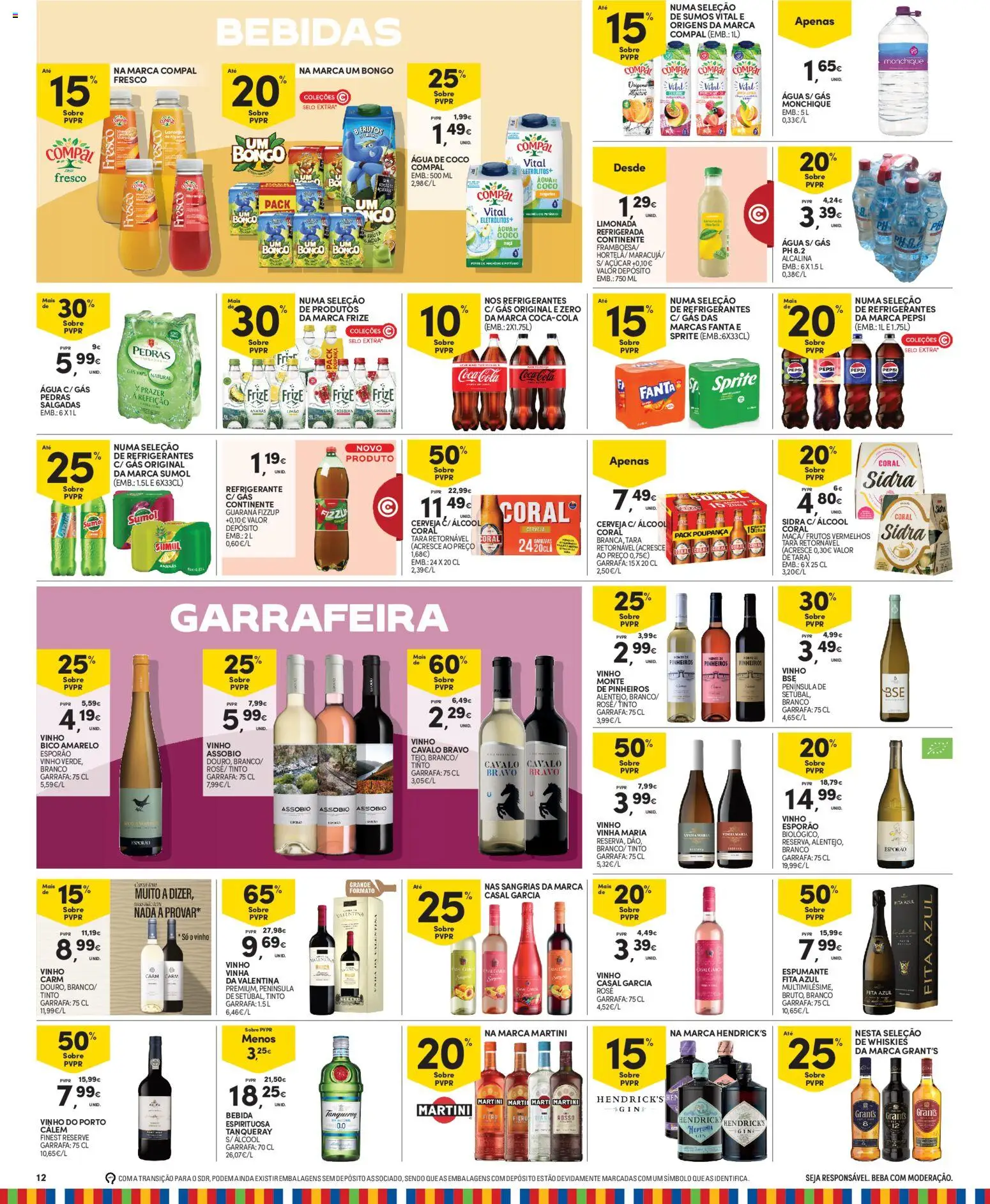 Continente Madeira │ válido de 23/06/2026 | Página: 14 | Produtos: Espumante, Fanta, Vinho, Cerveja