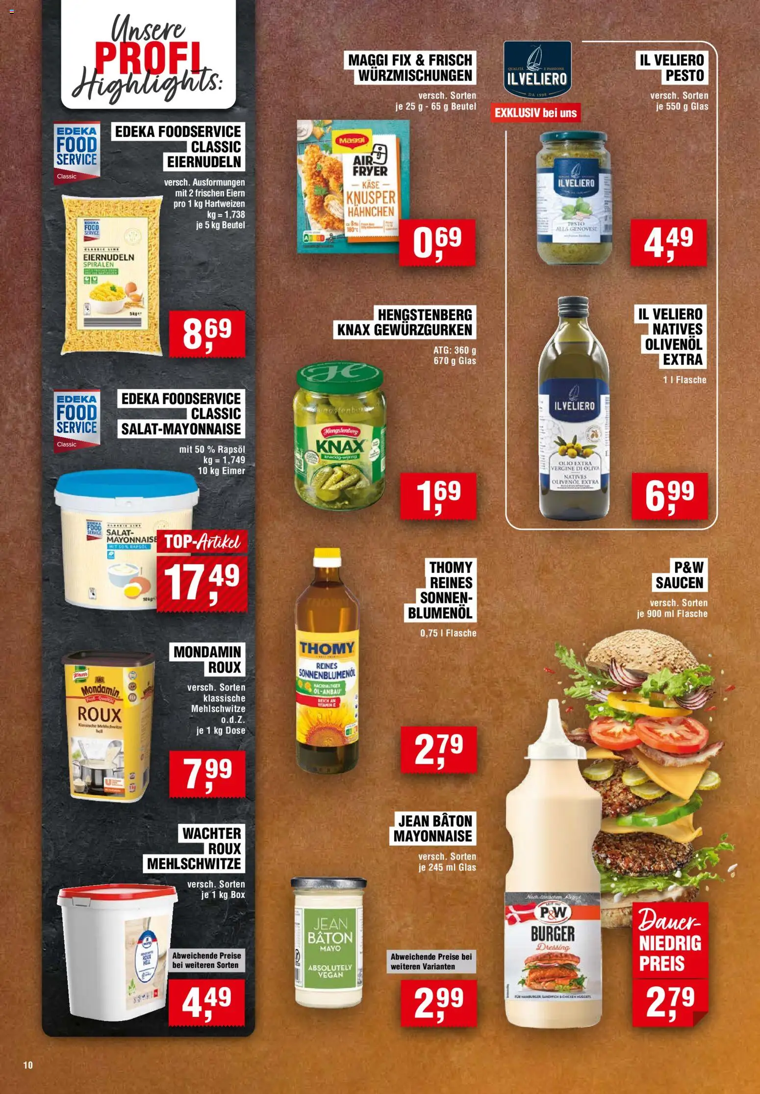 Handelshof Prospekt – gültig ab 15.10.2026 | Seite: 10 | Produkte: Hahnchen, Sonnenblumenol, Olivenol, Salat