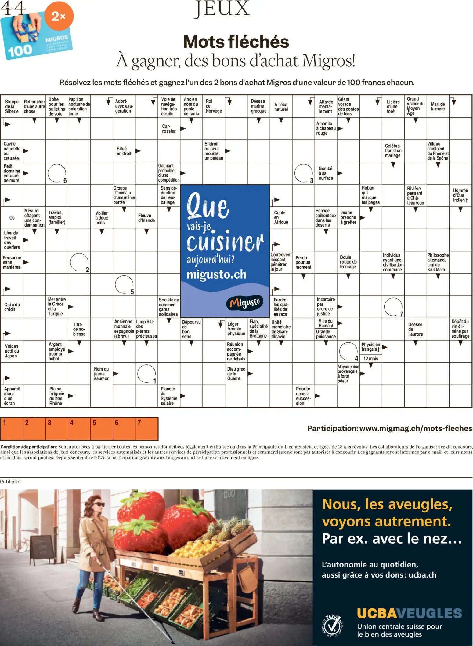 Migros aktionen Magazine FR – gültig ab 22.07.2026 | Seite: 44 | Produkte: Rouge, Mayonnaise, Radio