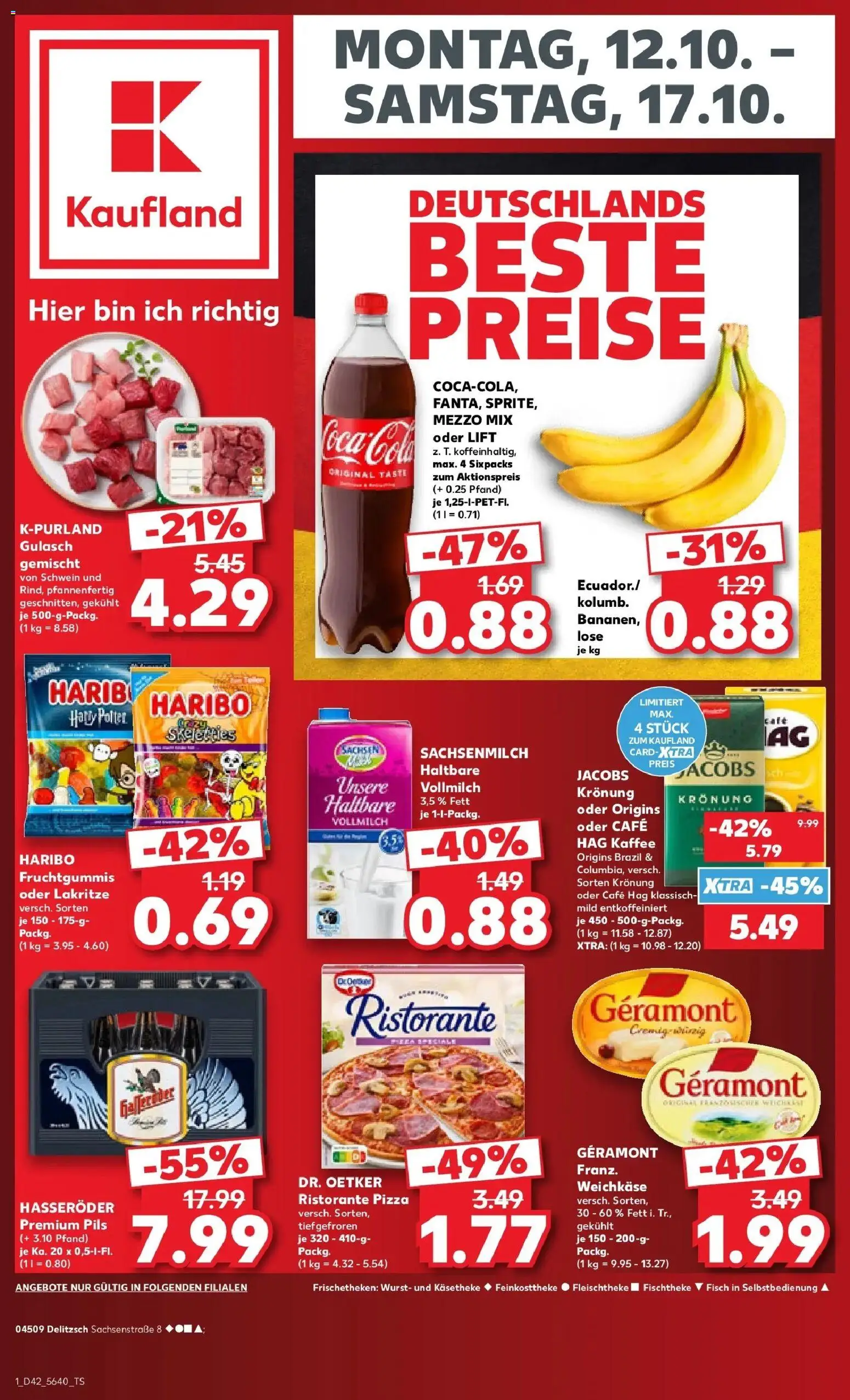 Prospekt Kaufland ab 12.10.2026 » Angebote Online zum Blättern | Seite: 5 | Produkte: Ristorante, Geramont, Mezzo mix, Fisch