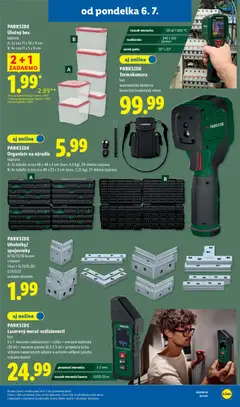 Lidl leták platný od 06.07.2026 | Strana: 59 | Produkty: Organizér, Laser, Laserový merač, Termokamera