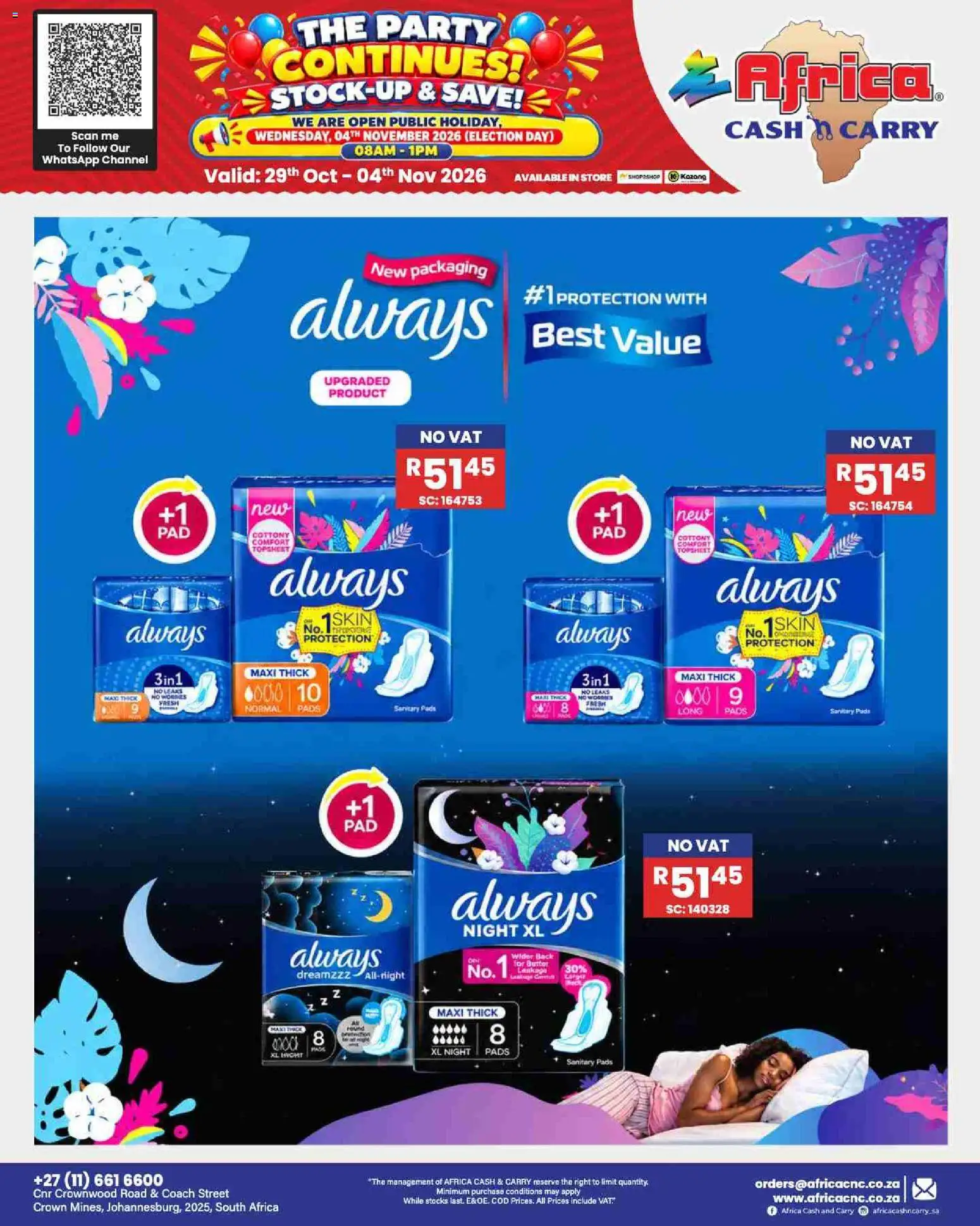 New Africa Cash & Carry catalogue – valid from 29/10/2026 | Page: 105