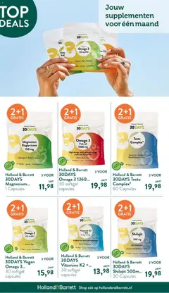Holland & Barrett folder - Voorbeeld van een folder van Holland & Barrett, geldig van 07-09-2026 | Pagina: 33 | Producten: Omega, Olijfolie, Capsules, Supplementen