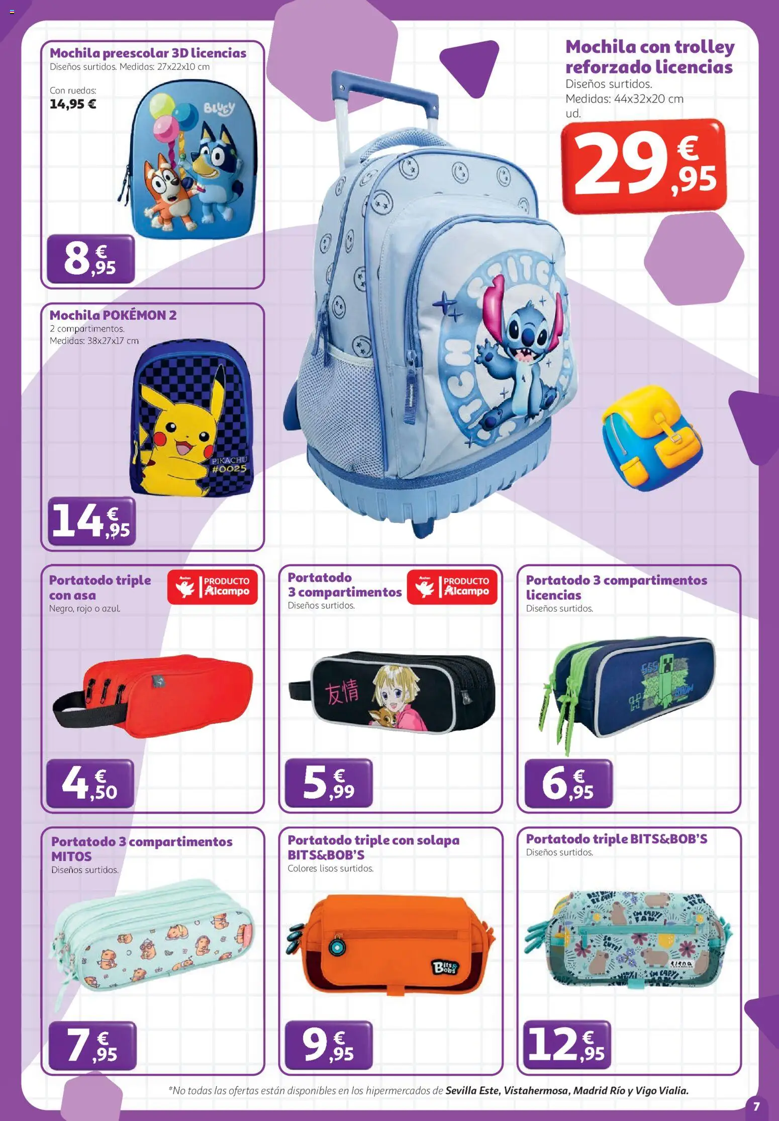 Alcampo - HG Unico │ válido desde el 13/08/2026 | Página: 7 | Productos: Mochila
