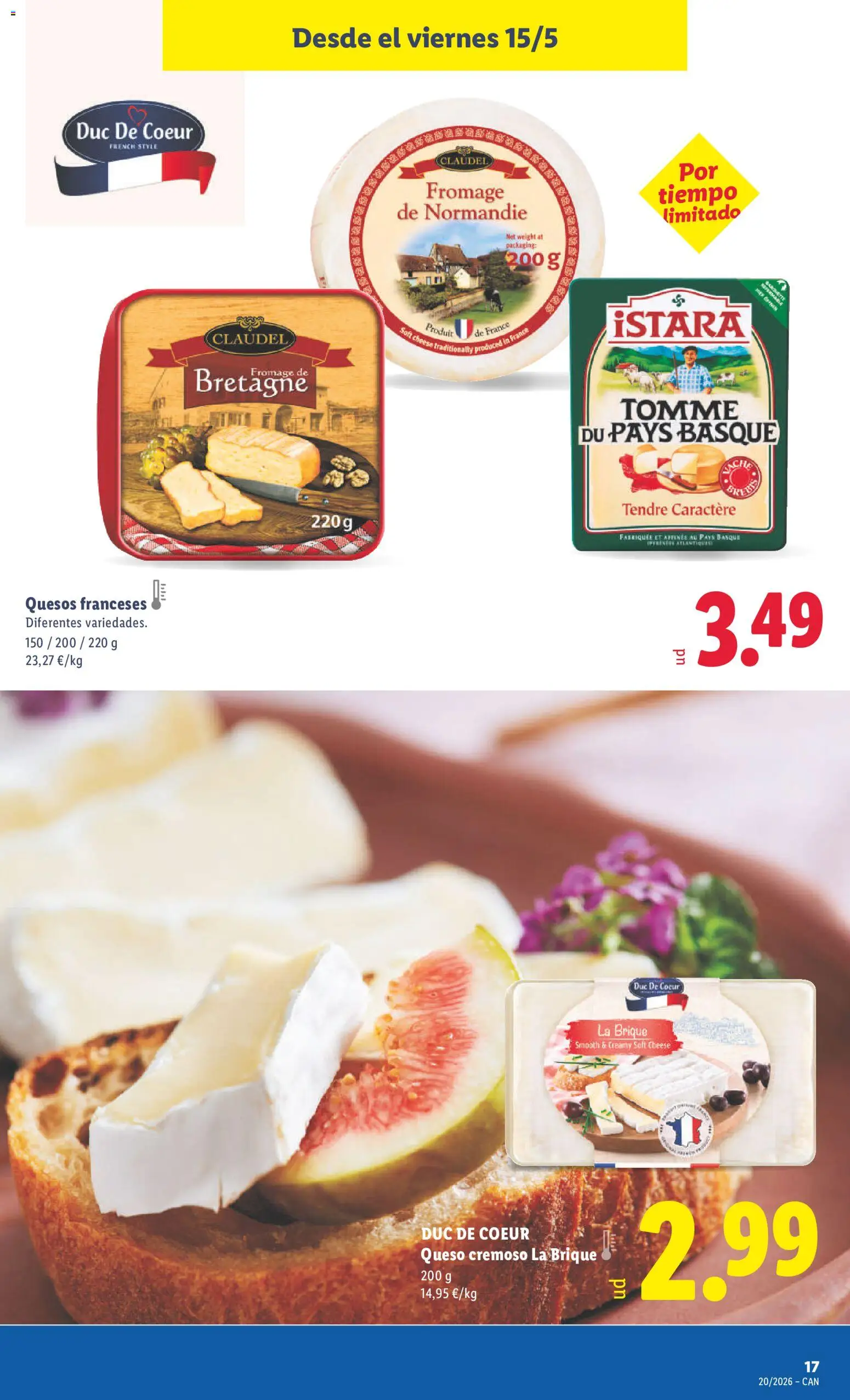 Lidl folleto │ válido desde el 11.05.2026 | Página: 35 | Productos: Queso