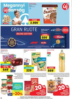 Spar akciós újság - amely érvényes a következő dátumtól: 2026.07.09. | Oldal: 12 | Termékek: Tea, Száraztészta, Jégkrém, Babkonzerv