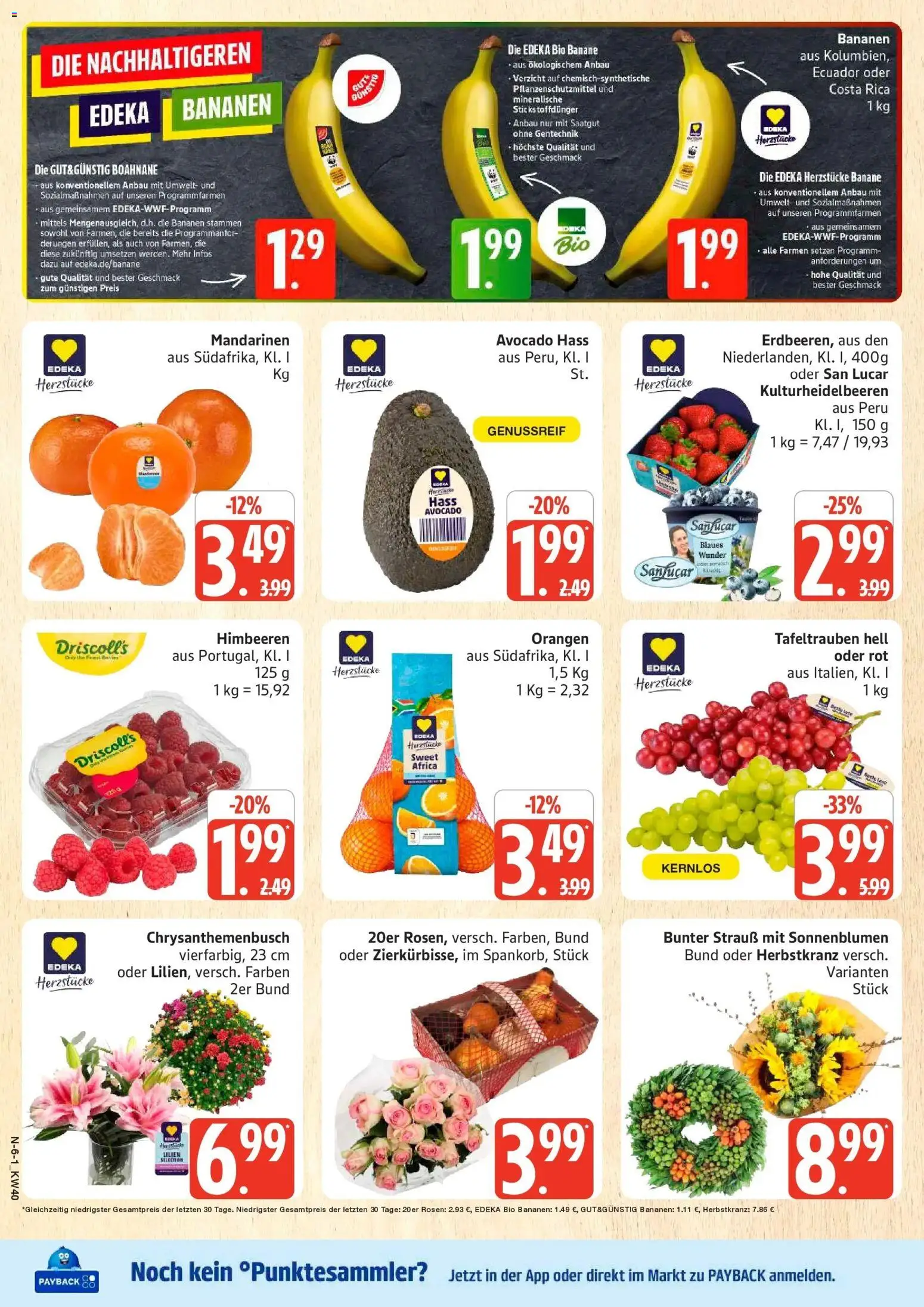 Marktkauf Prospekt Cuxhaven (ab 28.09.2026) » Angebote online | Seite: 6 | Produkte: Himbeeren, Mandarinen, Orangen, Avocado
