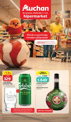 Auchan Szúrkolj velünk - amely érvényes a következő dátumtól: 11.06.2026
