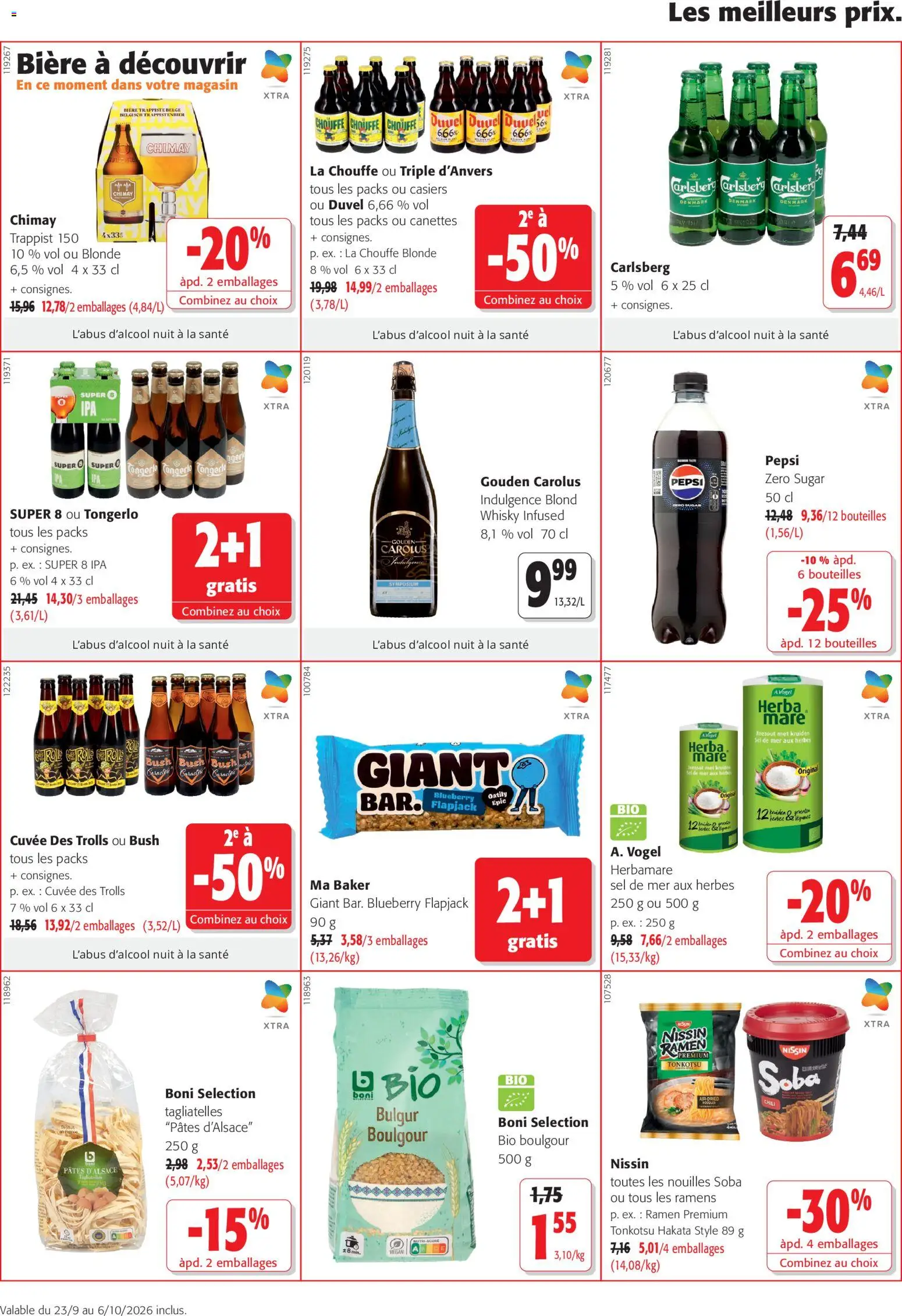 {H1} | Page: 10 | Produits: Whisky, Sel, Nouilles, Pâtes