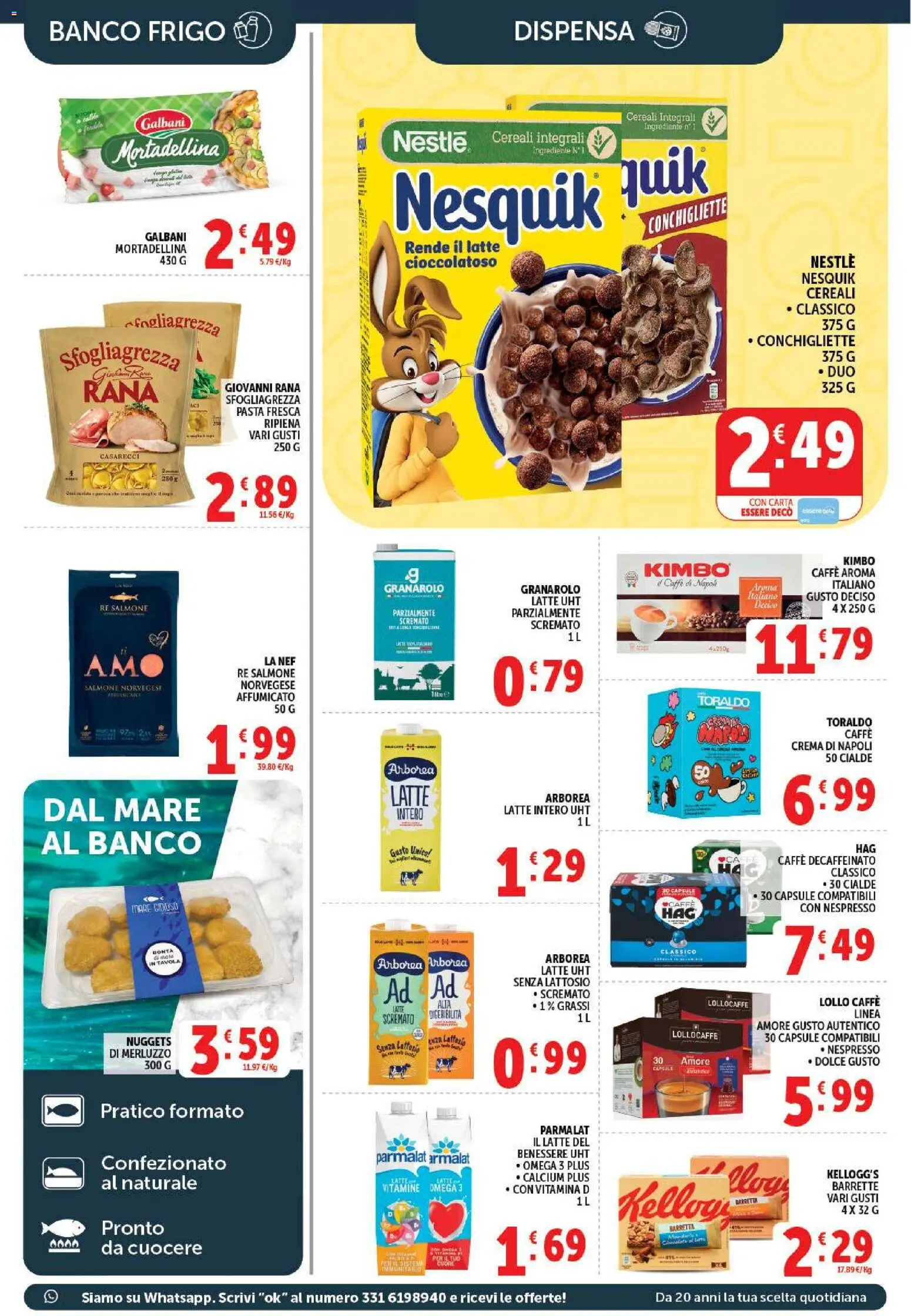 Volantino Decò del 21/07/2026 | Pagina: 13 | Prodotti: Crema, Merluzzo, Cereali, Barretta