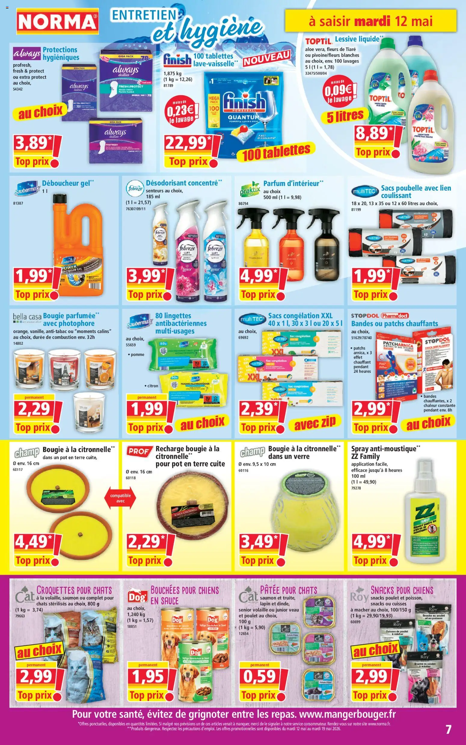 {H1} | Page: 7 | Produits: Citron, Patchs chauffants, Poisson, Saumon