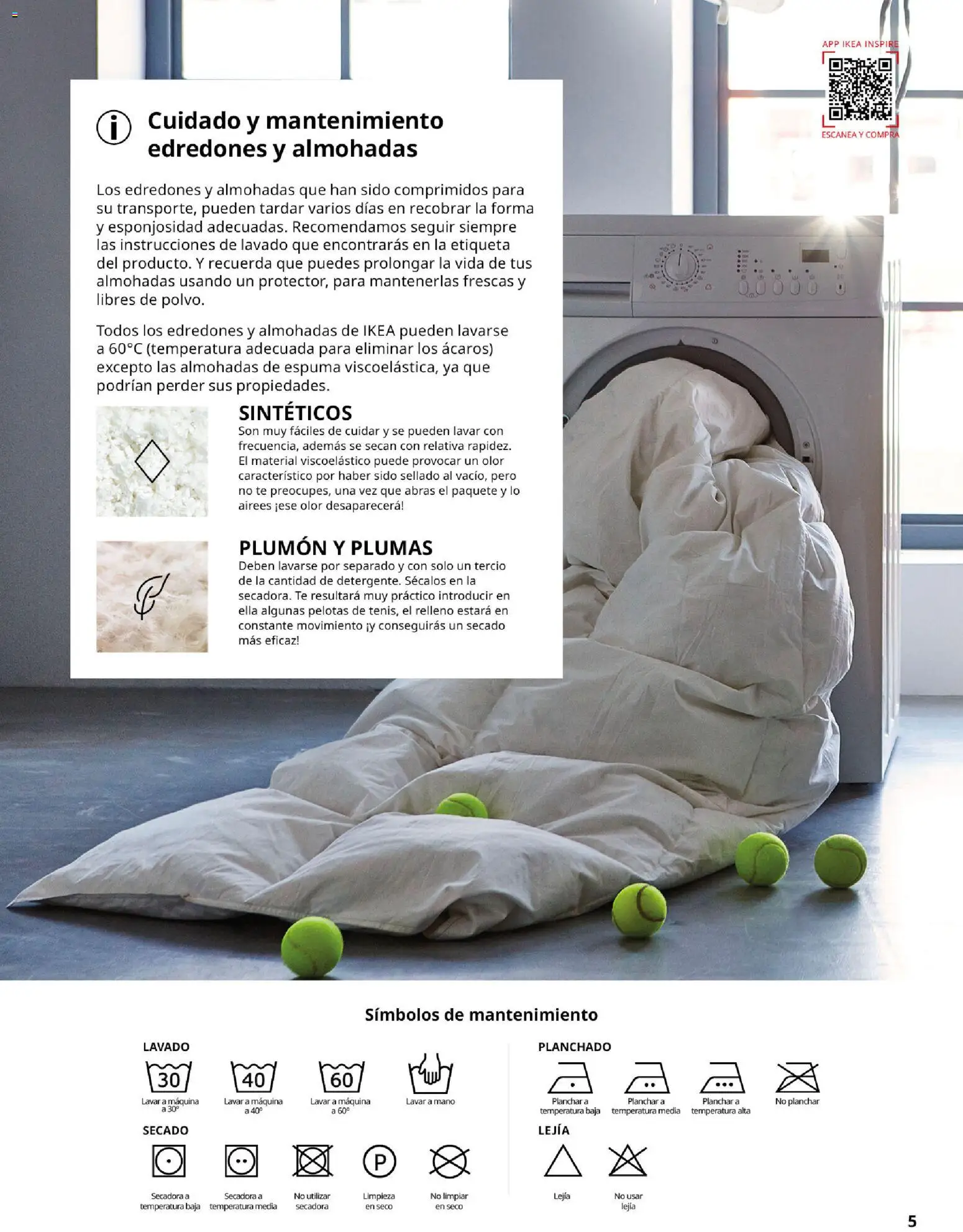 Catálogo IKEA Ropa de Cama │ válido desde el 01/02/2026 | Página: 5 | Productos: Té, Espuma, Secadora