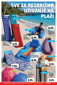 Plodine Katalog - Pregled kataloga iz trgovine Plodine, vrijedi od 15.07.2026 | Stranica: 41 | Proizvodi: Fotelja, Ležaljka, Patlidžan, Suncobran