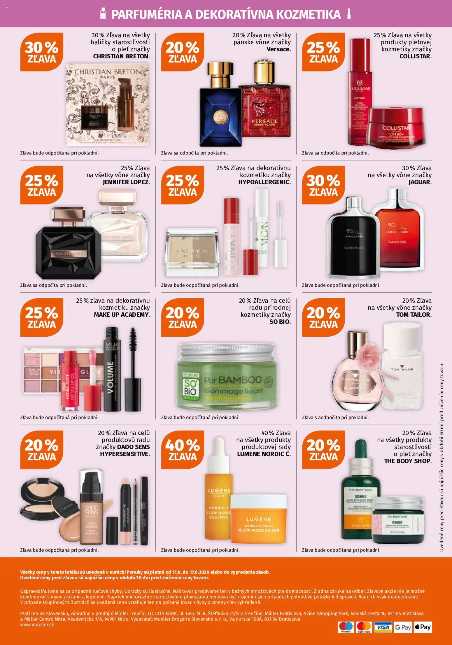 Nové Müller akcie – leták je platný od 11.06.2026 | Strana: 4 | Produkty: Make up