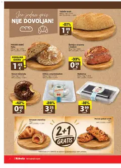 Ribola Katalog - Pregled kataloga iz trgovine Ribola, vrijedi od 19.08.2026 | Stranica: 2 | Proizvodi: Pekara, Čokolada, Kroasan, Pecivo