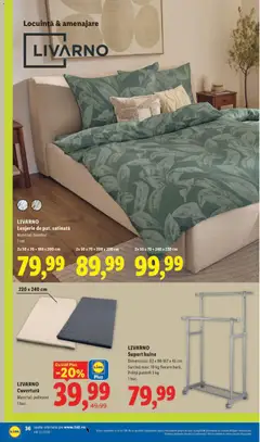 Ofertele Lidl valabile de la 18.05.2026 | Pagină: 36 | Produse: Pantofi, Cuvertură, Haine