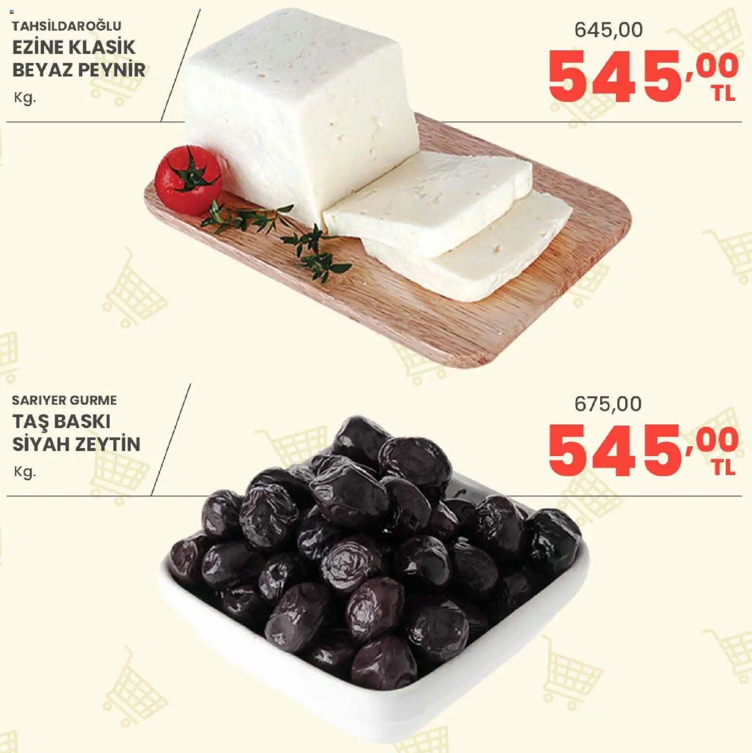 Sarıyer Katalog - 02 Ekim 2026 tarihinden itibaren geçerlidir | Sayfa: 2 | Ürünler: Baskı, Peynir, Zeytin