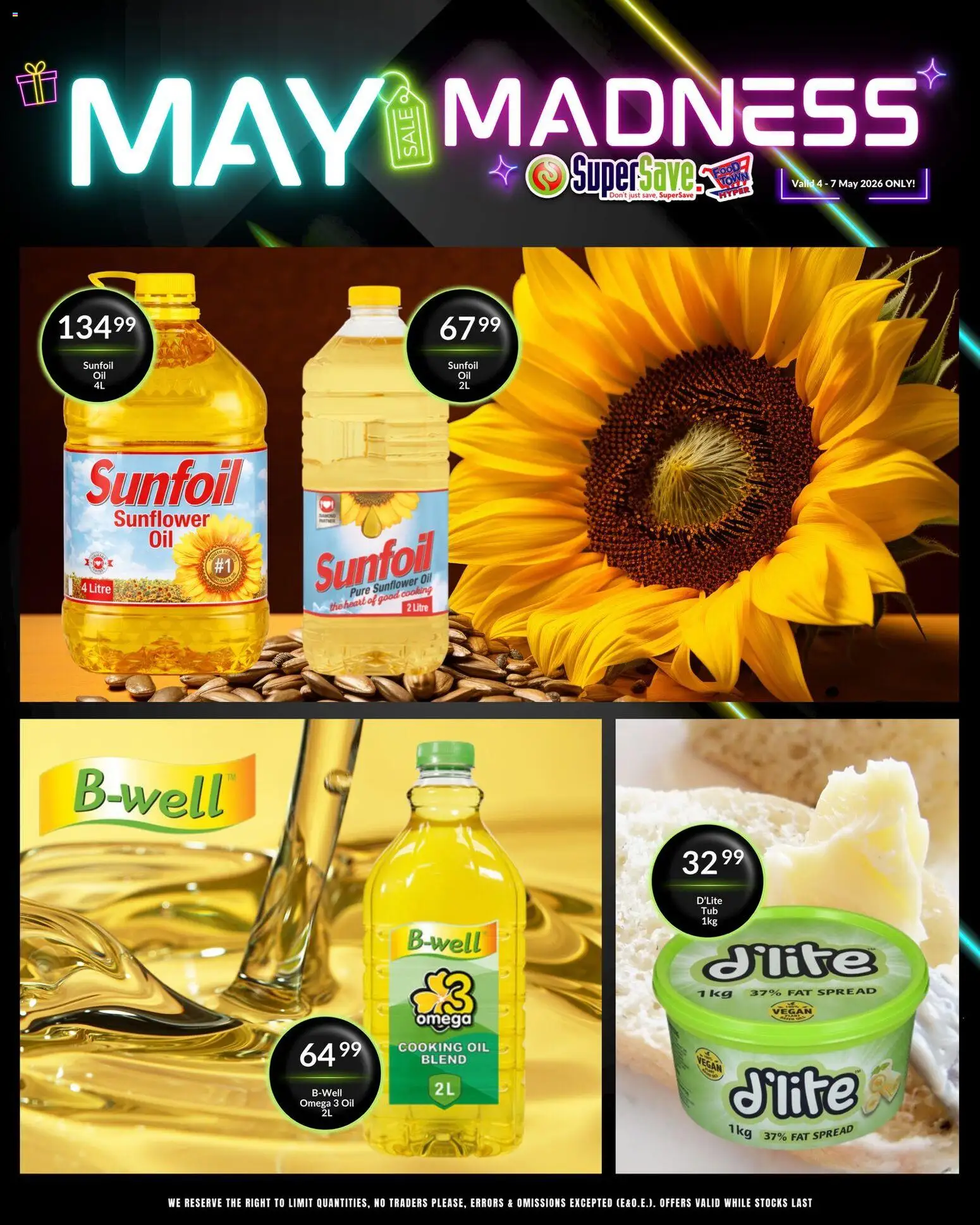 New Super Save catalogue – valid from 04.05.2026 | Page: 4 | Products: Oil, Fat spread