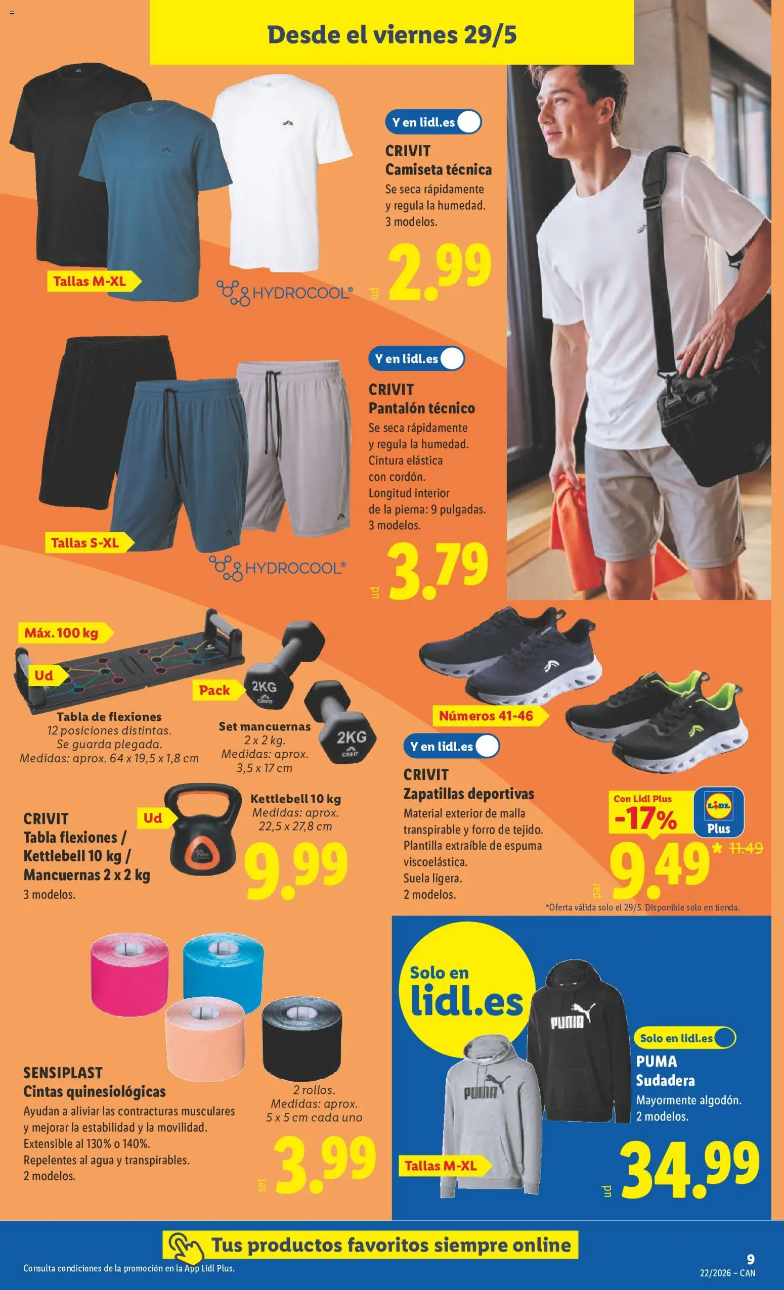 Lidl folleto de bazar │ válido desde el 25.05.2026 | Página: 27 | Productos: Sudadera, Zapatillas deportivas, Zapatillas