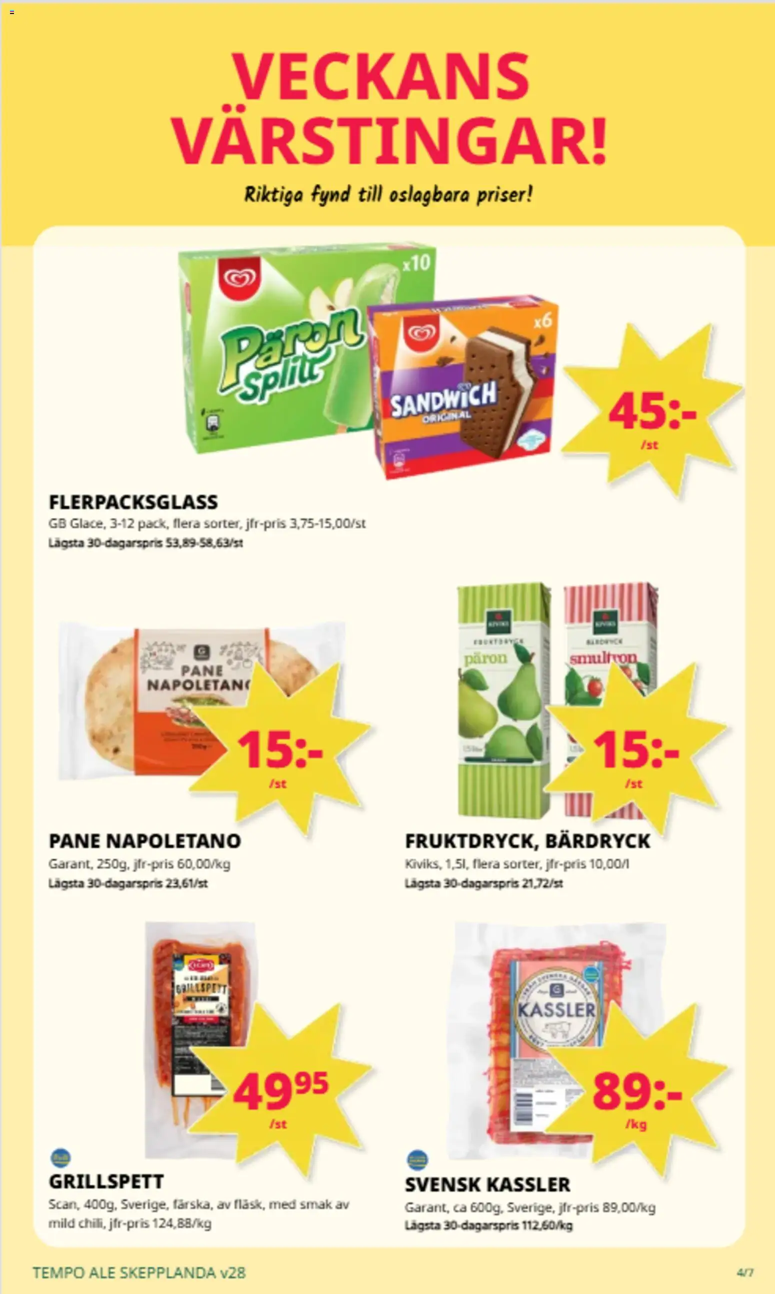 Tempo reklamblad aktuell från 06/07/2026 | Sida: 3