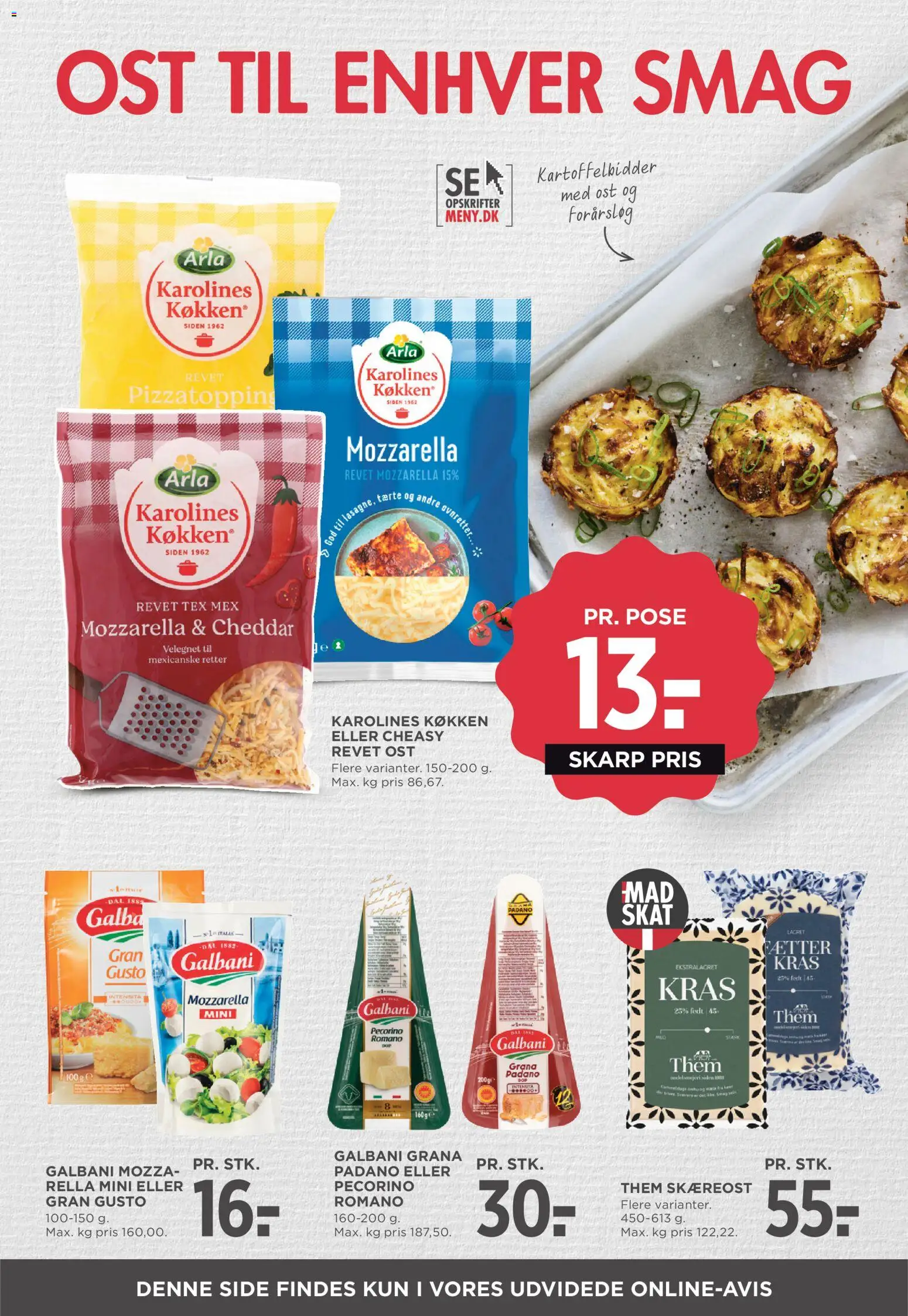 Meny tilbudsavis – gyldig fra 19.06.2026 | Side: 6 | Produkter: Ost, Cheddar, Forårsløg, Mozzarella