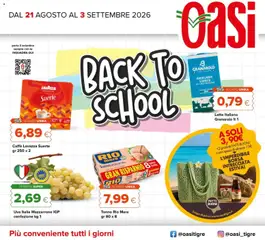 Anteprima del volantino Oasi volantino Perugia valido a partire dal 21/08/2026