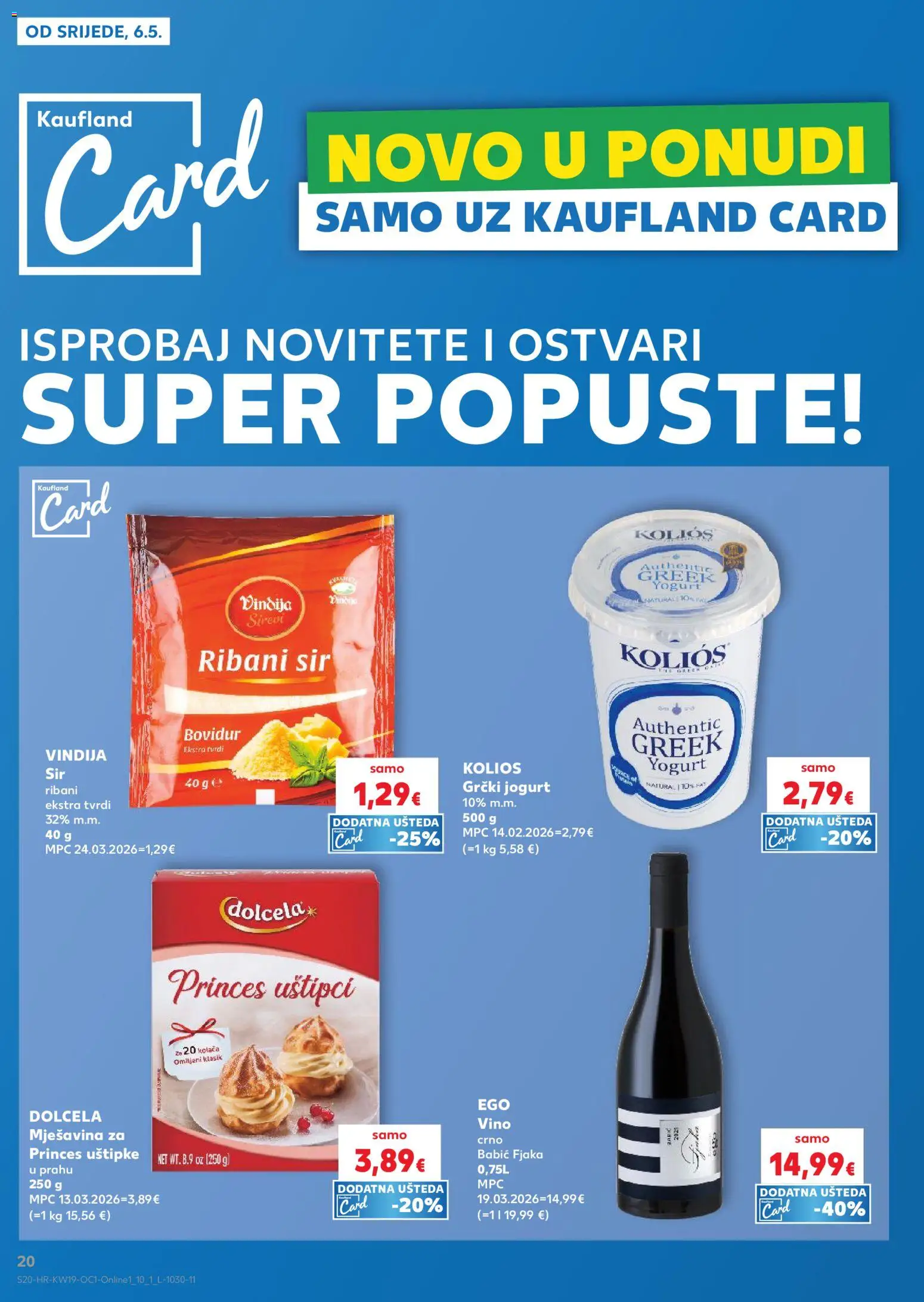 Kaufland HR akciós ujság - amely érvényes a következő dátumtól: 06.05.2026 | Oldal: 20