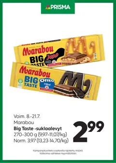 Prisma-mainoslehti voimassa 08/07/2026 alkaen