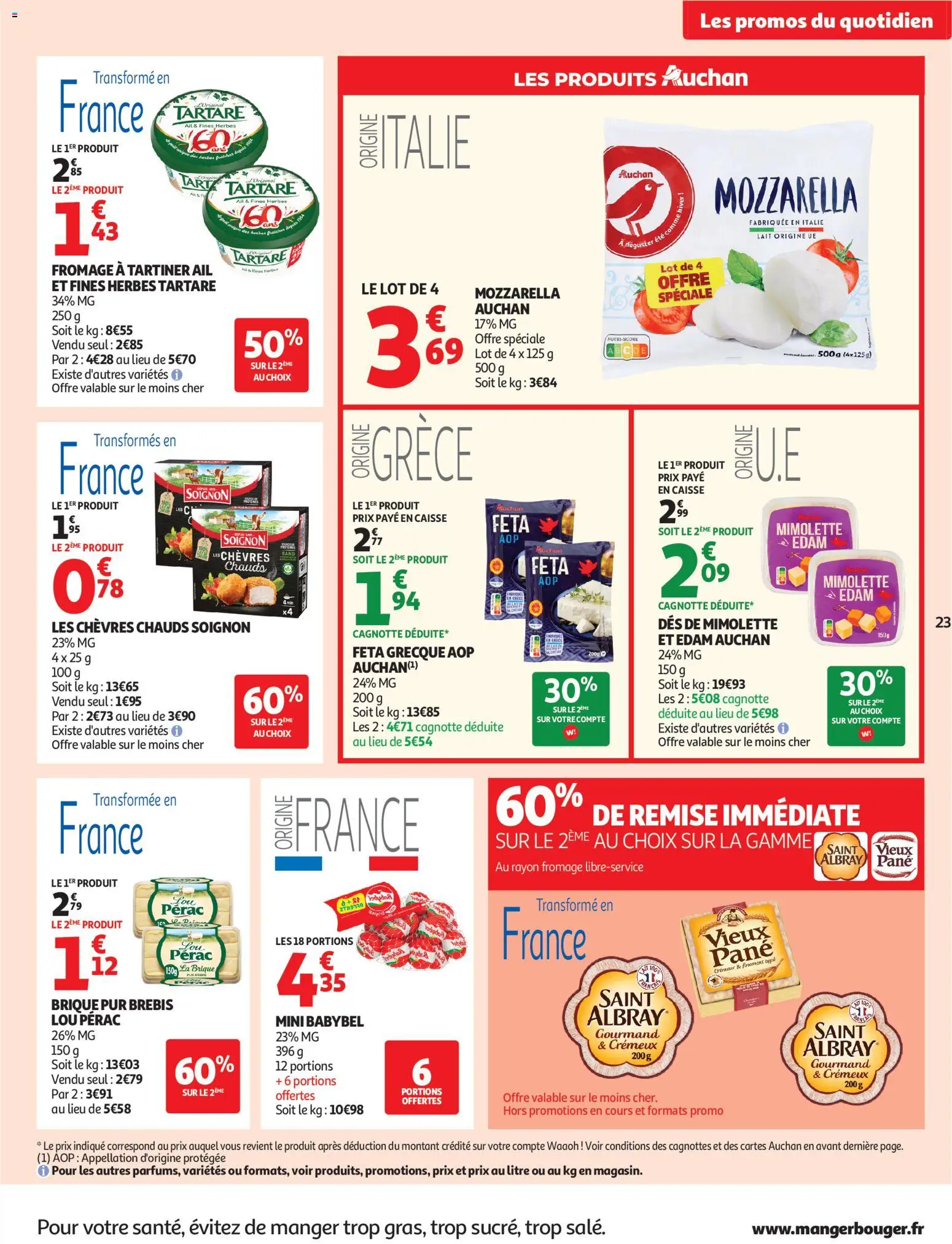 {H1} | Pagina: 23 | Producten: Mozzarella, Feta, La, Tape