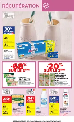 Carrefour - Prévisualisation de Lait U.H.T CANDIA +, Immunité Sans Lactose ou Energie Sans Lactose, 1 L valide à partir de 24/08/2026 | Page: 42