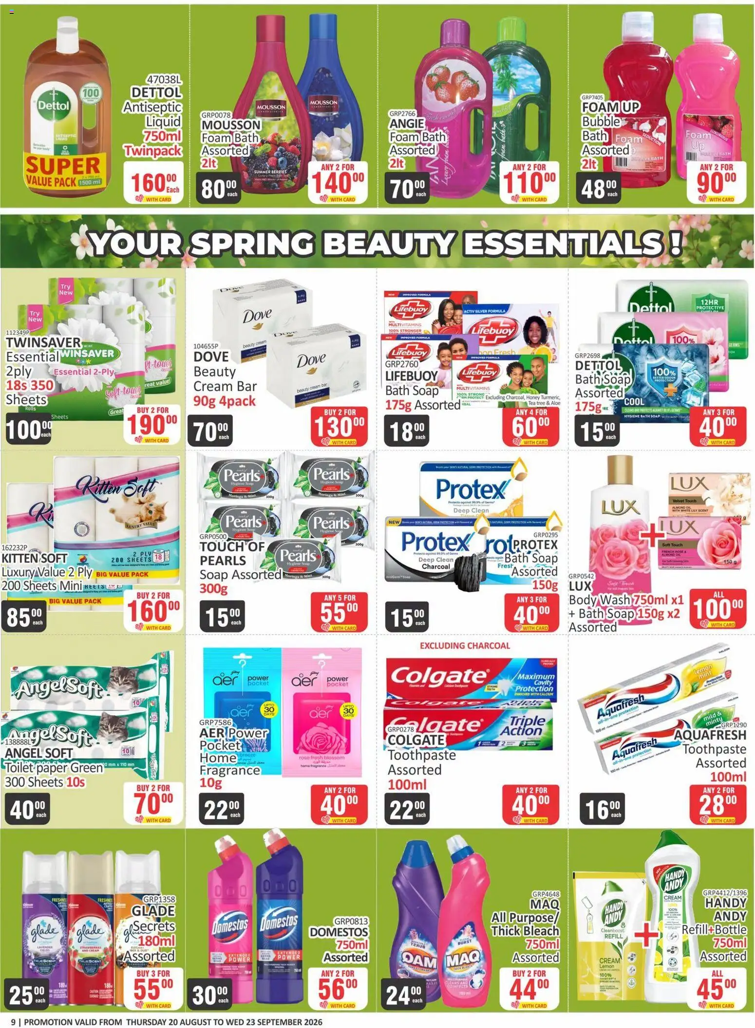 New KIT KAT Cash & Carry catalogue – valid from 20/08/2026 | Page: 6 | Products: Multivitamins, Fragrance, Bath foam, Paper