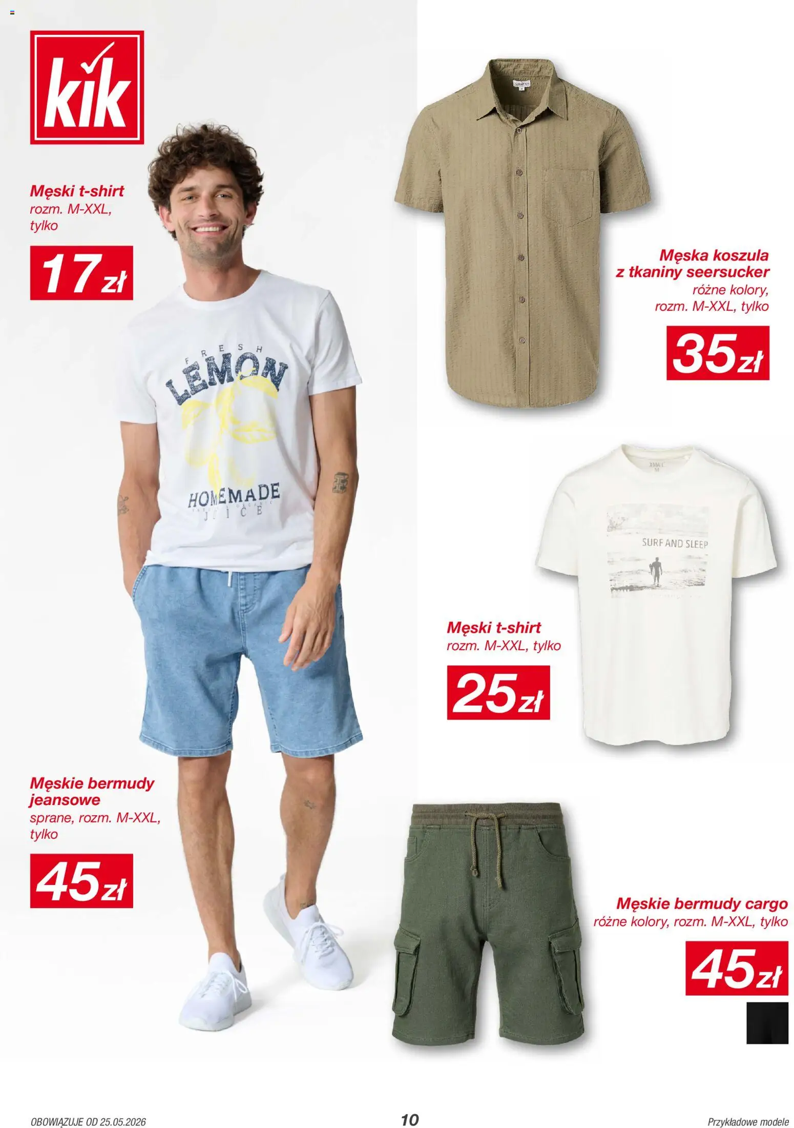 Kik gazetka od 25.05.2026 | Strona: 10 | Produkty: Koszula