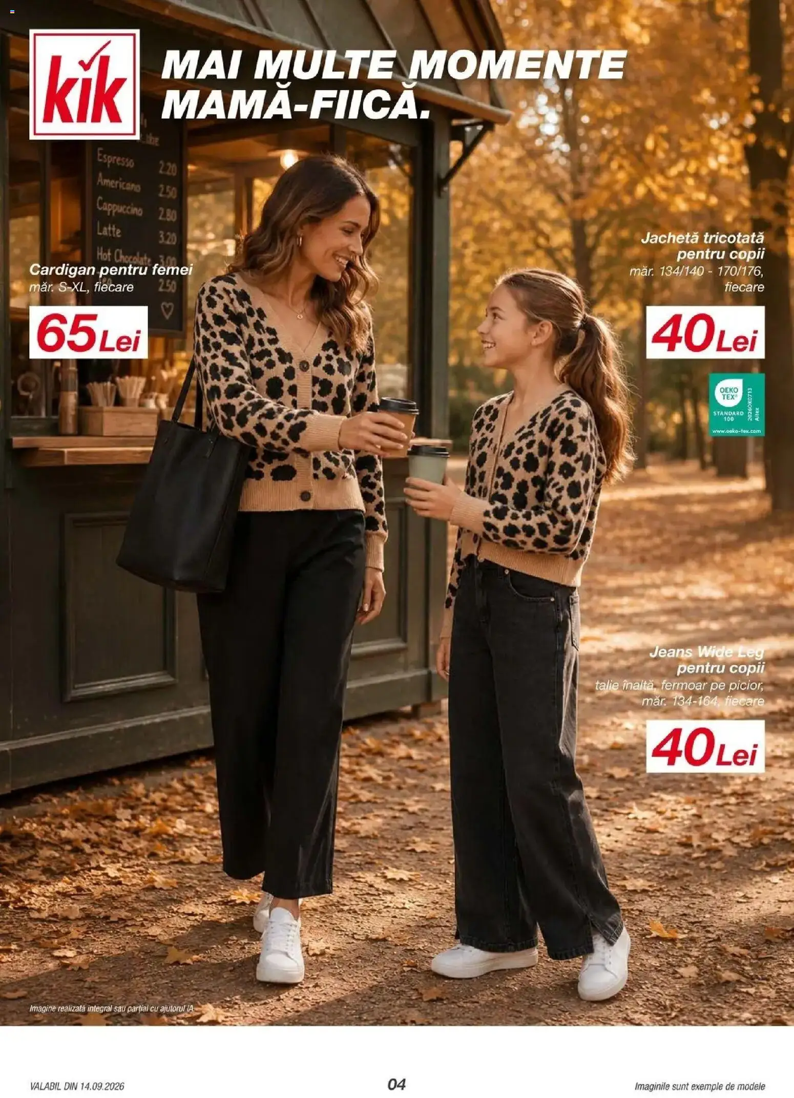 Kik catalog 11.09.2026 - Online magazin Romania | Pagină: 4 | Produse: Cardigan, Jachetă, Cappuccino