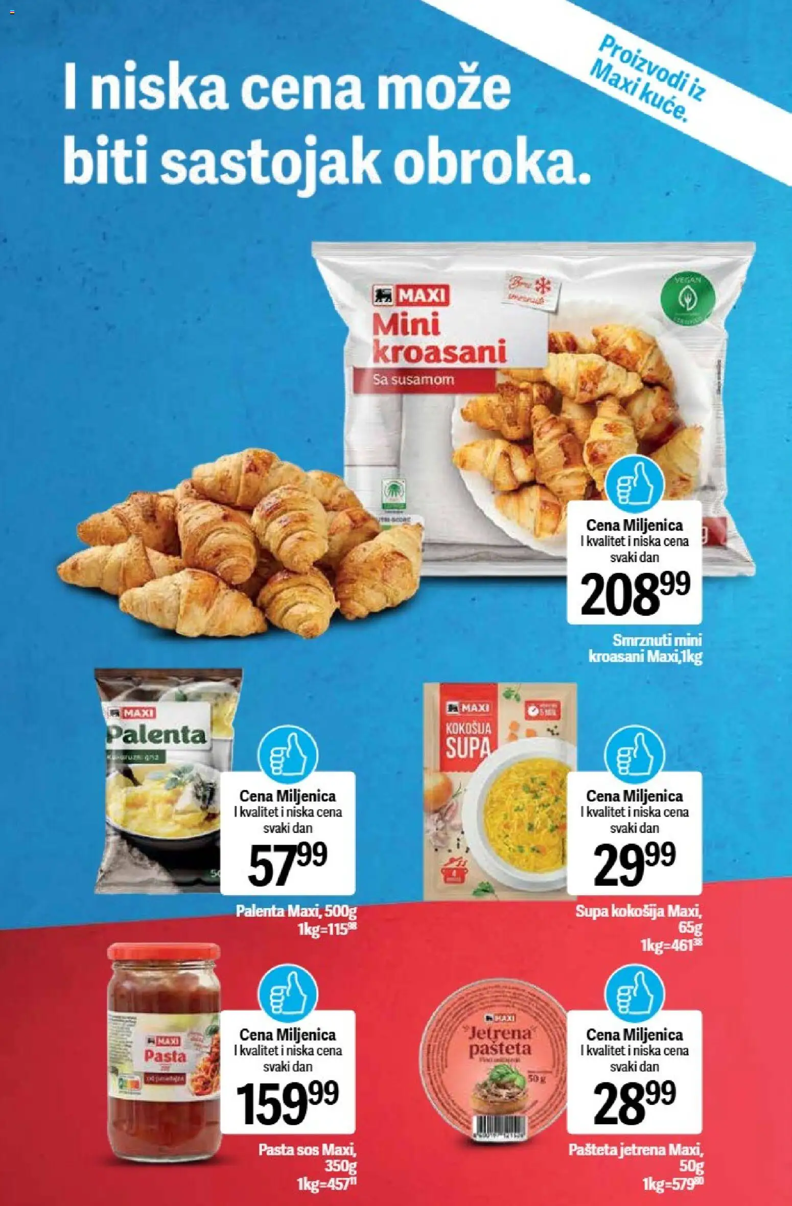 Maxi katalog - važi od 01.05.2026 | Strana: 10 | Proizvode: Palenta, Sos, Pašteta