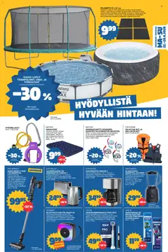 Tokmanni-mainoslehti voimassa 22/06/2026 alkaen | Sivu: 9 | Tuotteet: USB, Kahvinkeitin, Harja, Mp3
