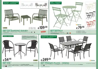 Anteprima del volantino Brico OK volantino Arredo Giardino valido a partire dal 05.03.2026 | Pagina: 3 | Prodotti: Tavolino, Menta, Poltrona, Tavolo