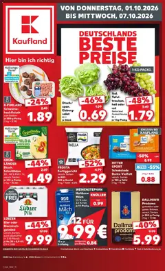 Kaufland Prospekt Borna ab 01.10.2026 gültig