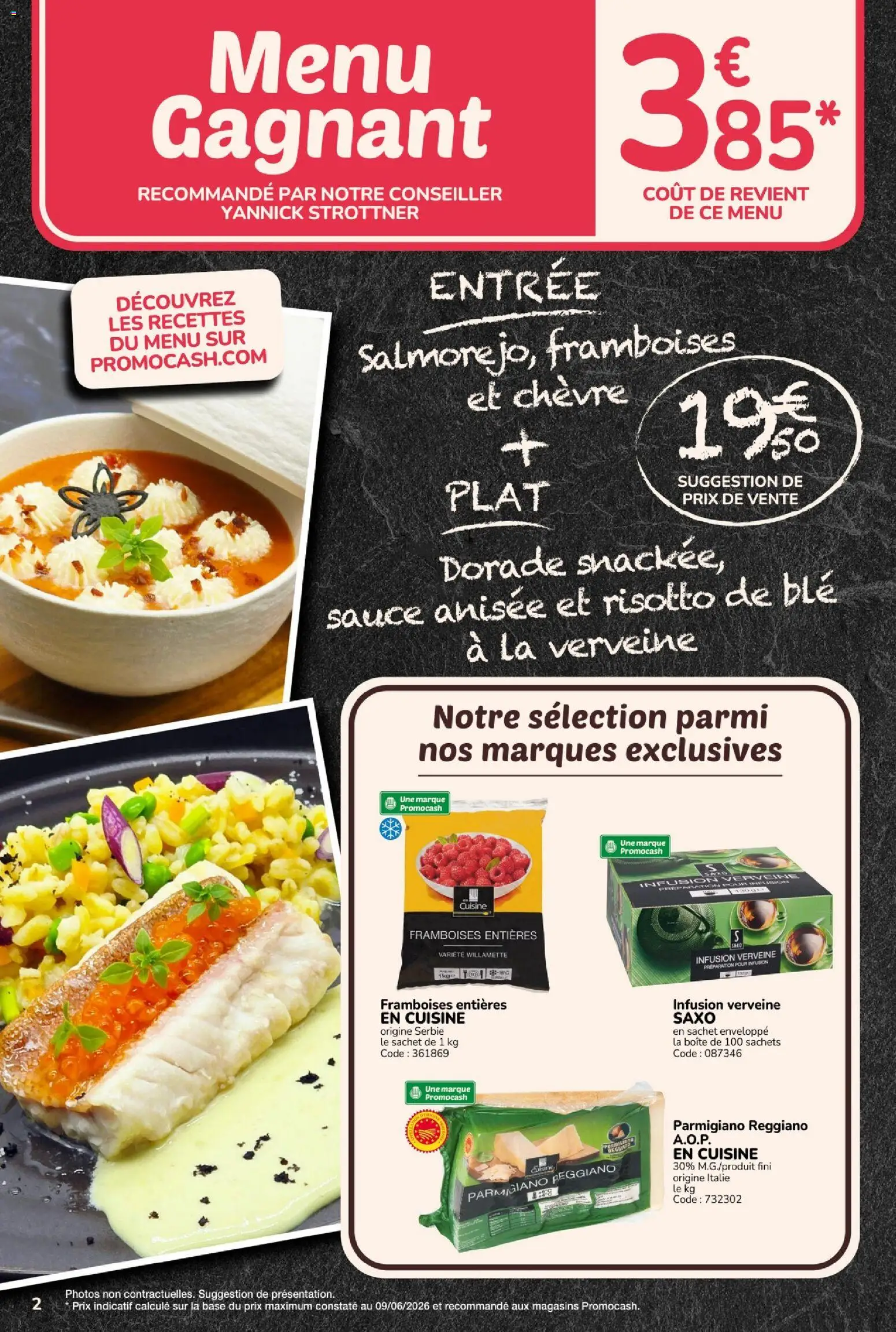 {H1} | Page: 2 | Produits: Base, Enveloppe, Parmigiano Reggiano, Blé