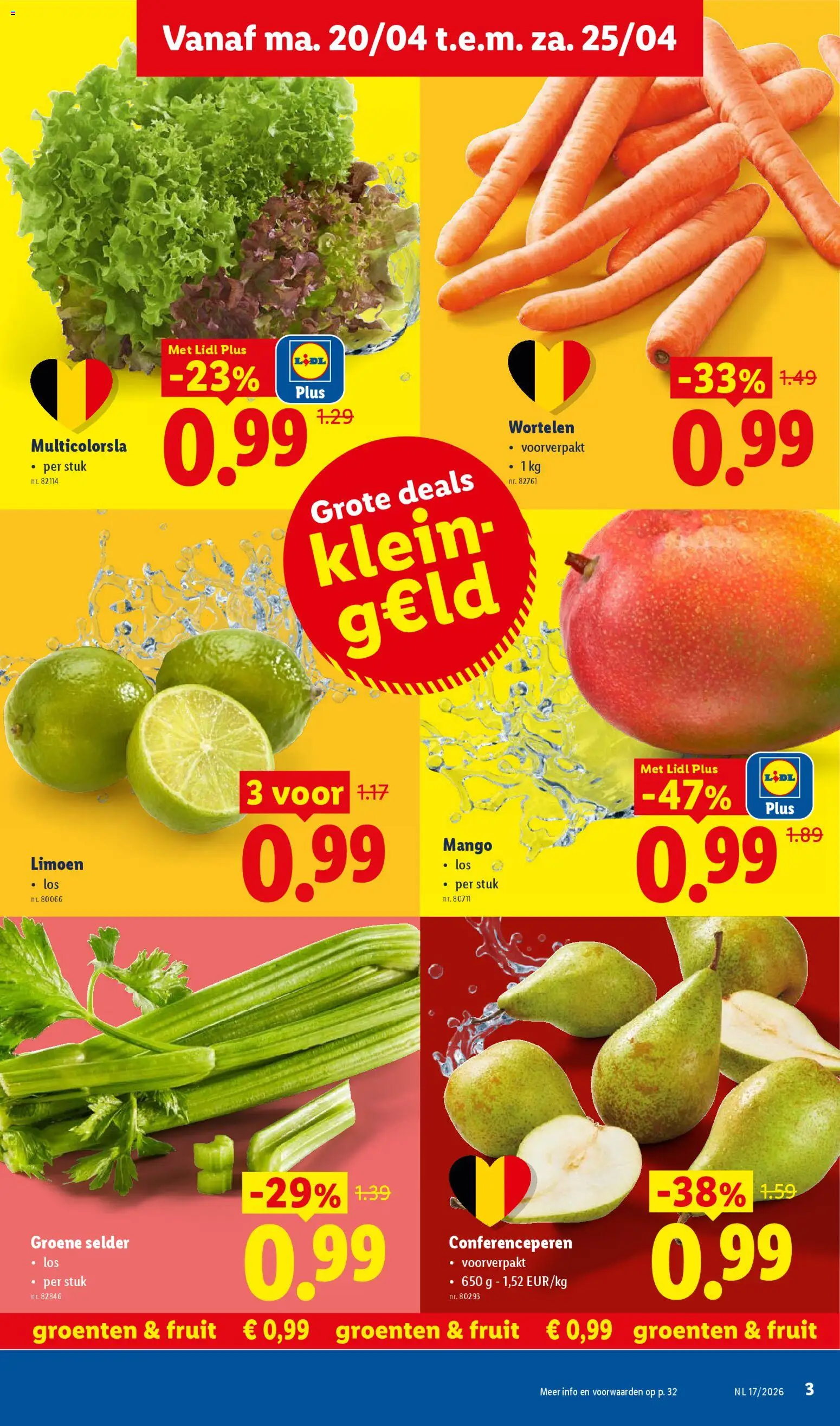 {H1} | Pagina: 3 | Producten: Groenten, Mango, Limoen, Wortelen