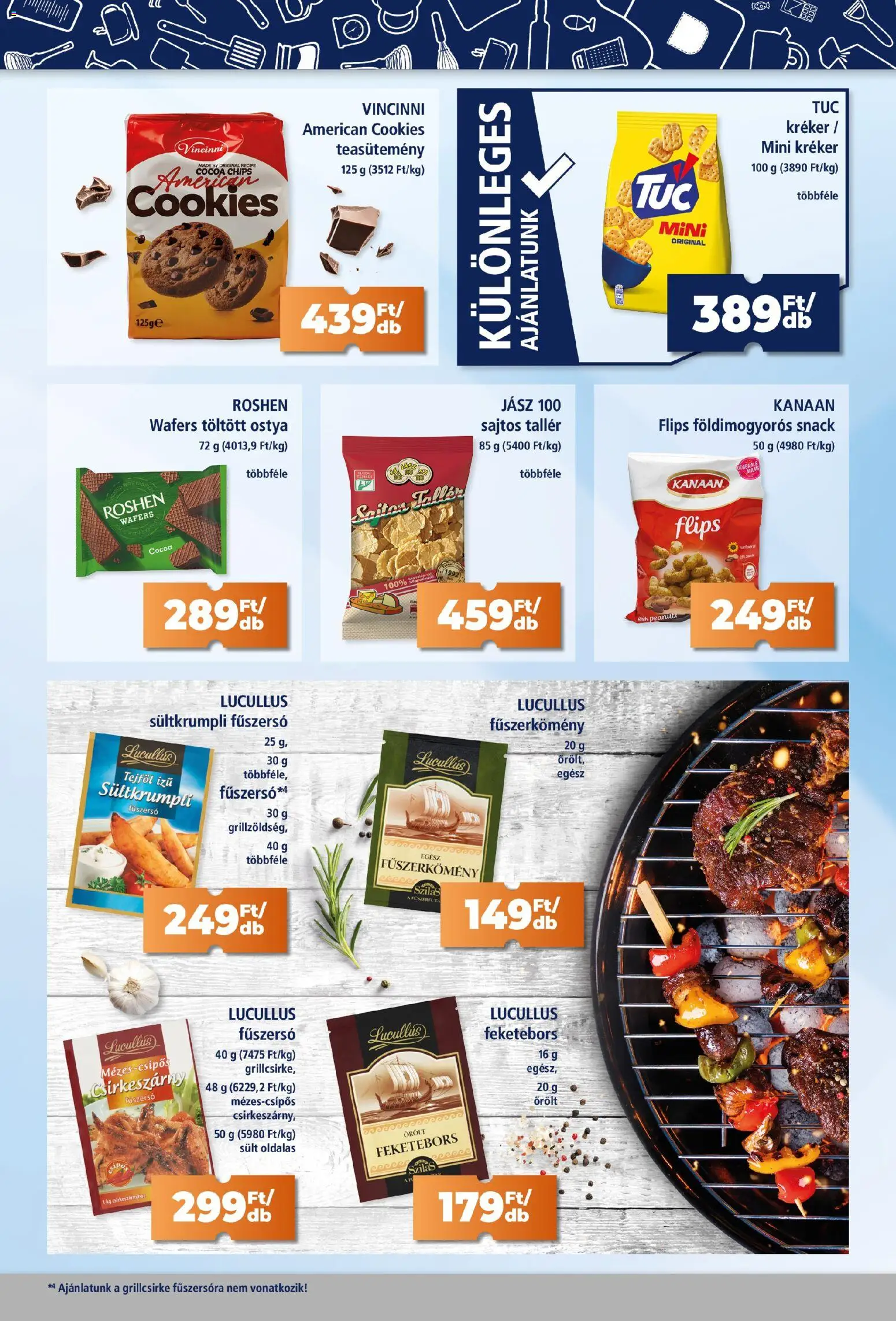 Goods Market akciós ujság - amely érvényes a következő dátumtól: 04.06.2026 | Oldal: 5 | Termékek: Sajtos tallér, Chips, Teasütemény, Tejföl