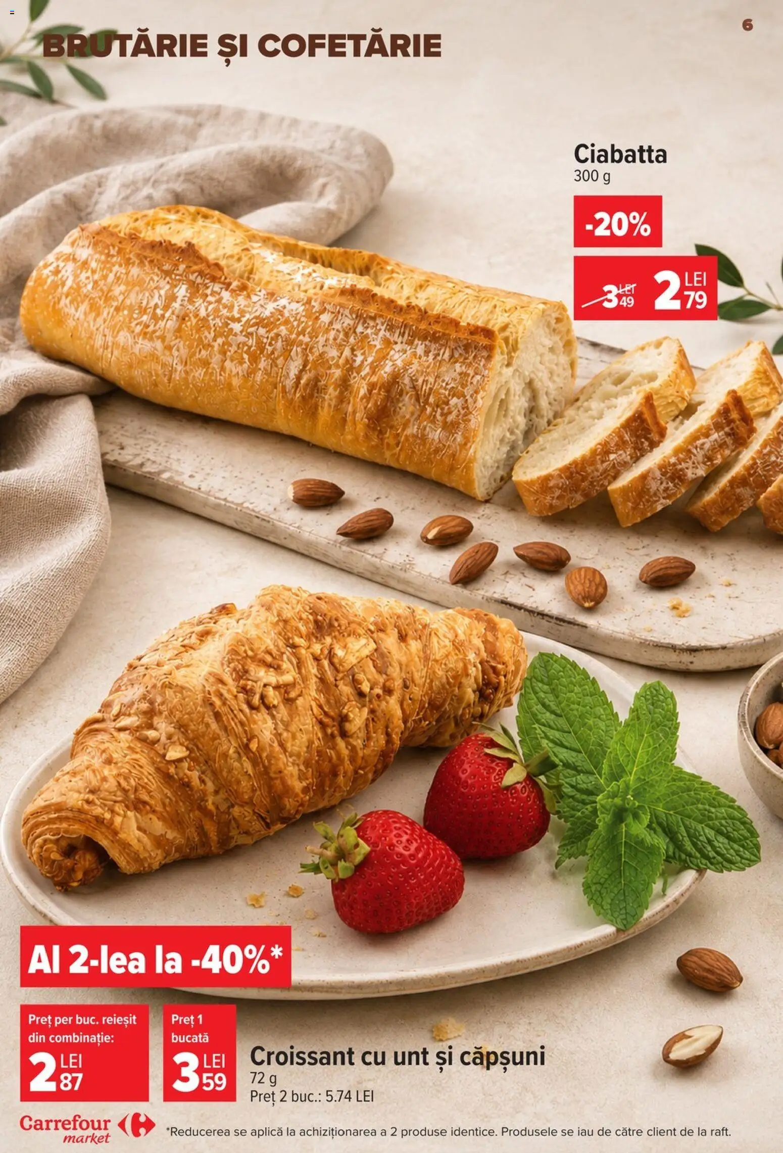 Noul catalog Carrefour – valabil de la 24.06.2026 | Pagină: 6 | Produse: Unt, Căpșuni
