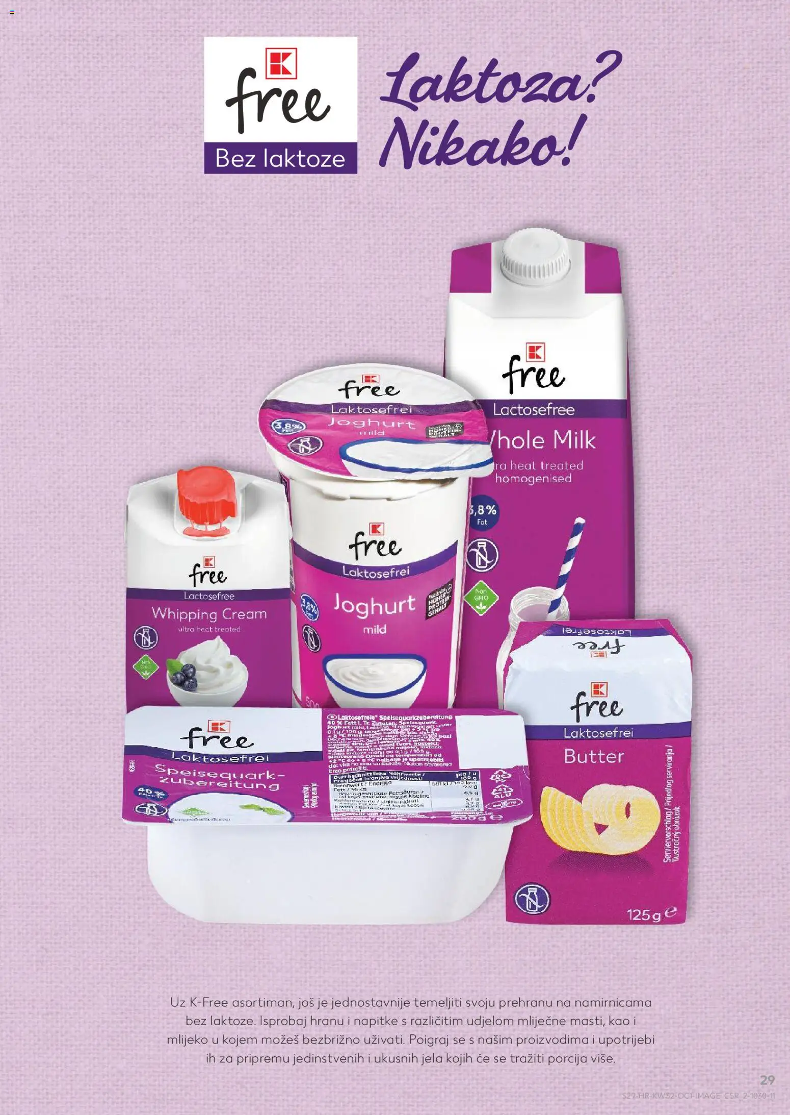Kaufland katalog | vrijedi od 06.08.2026 | Stranica: 29 | Proizvodi: Mlijeko