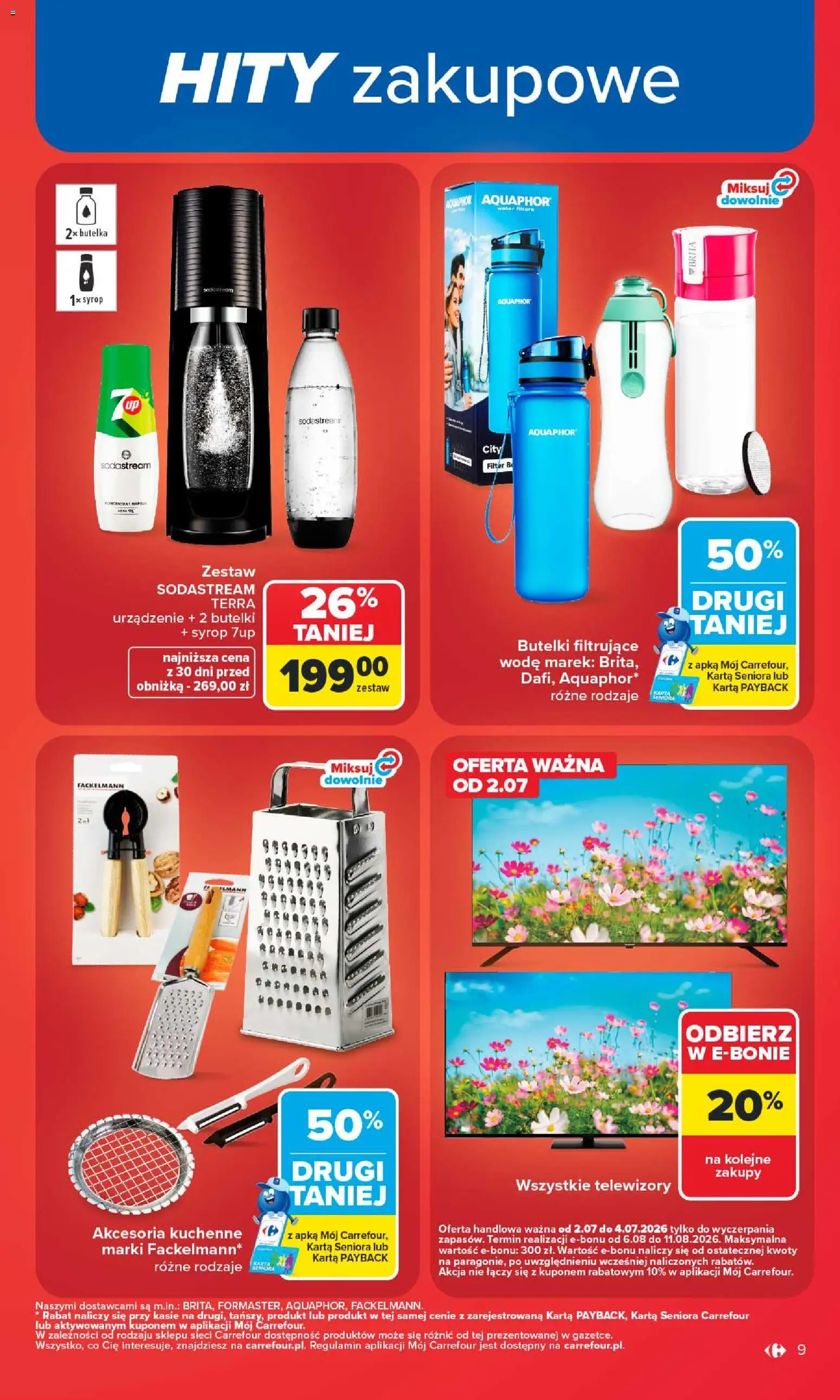 Carrefour gazetka od 29.06.2026 | Strona: 11 | Produkty: Karta, Syrop, Sodastream