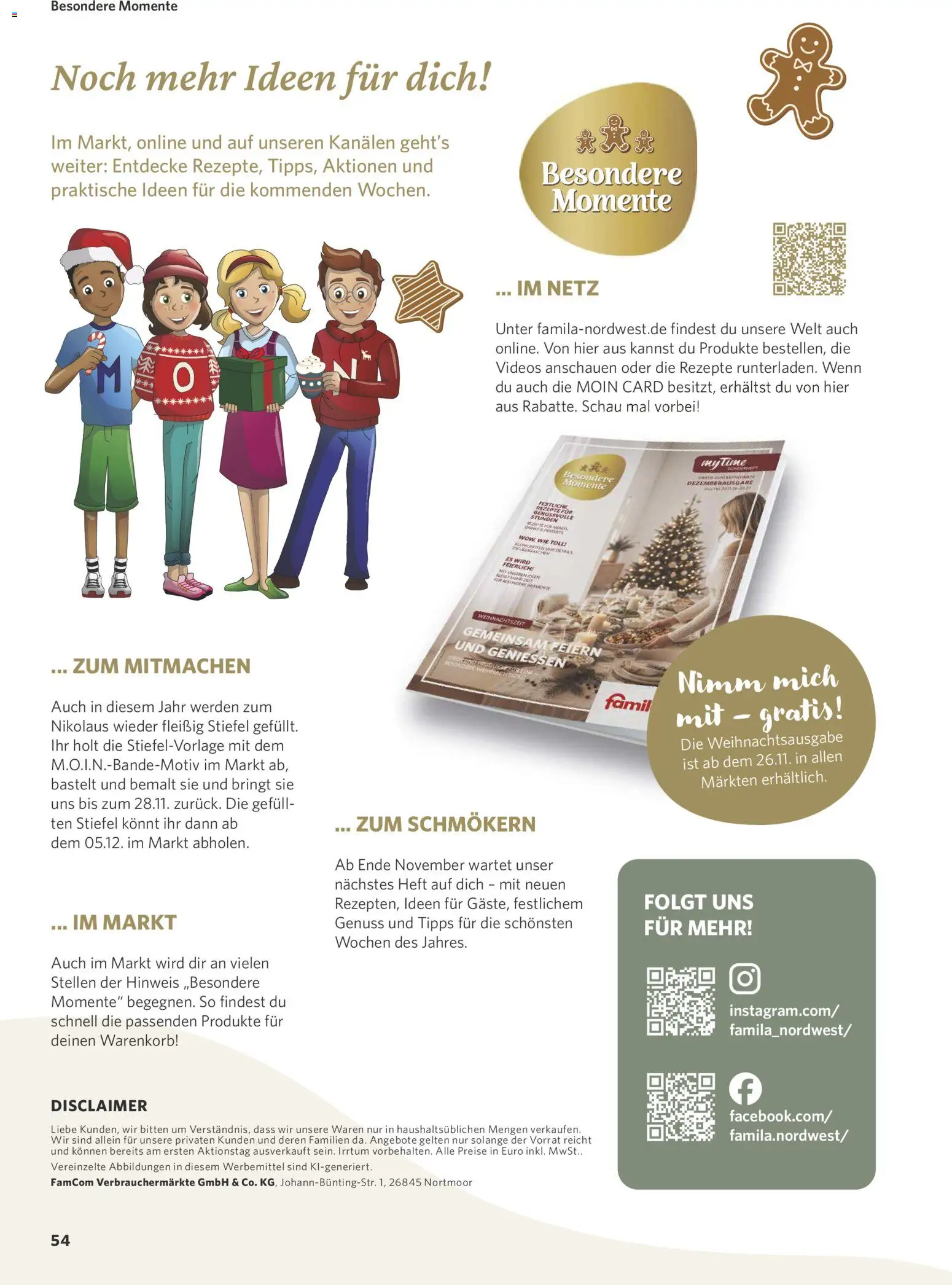 Famila Nordwest myTime November 2026 – gültig ab 26.10.2026 | Seite: 54 | Produkte: Stiefel